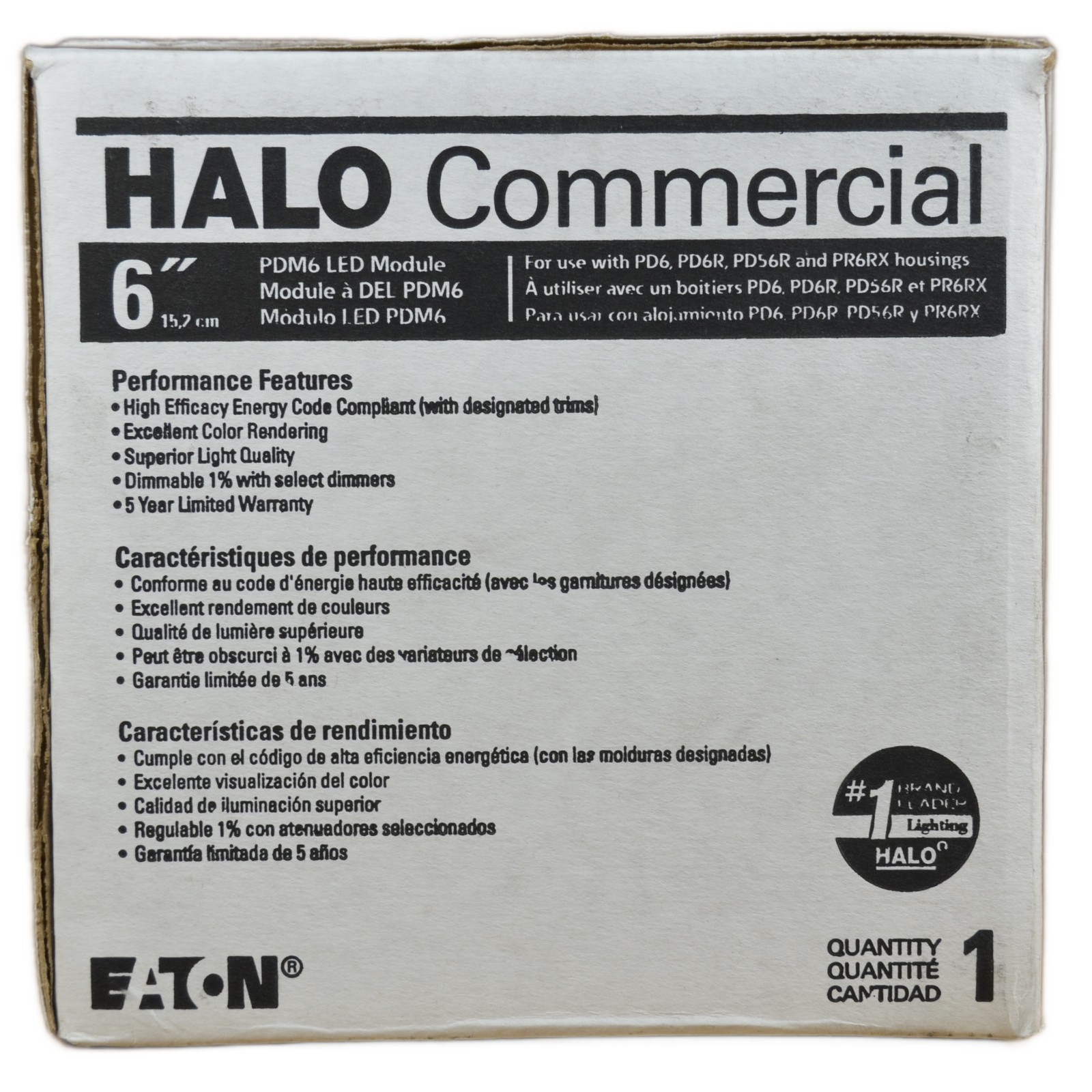 Halo PDM6B930 Commercial 6″ LED Downlight PD6 Light Engine 3000K 90 CRI