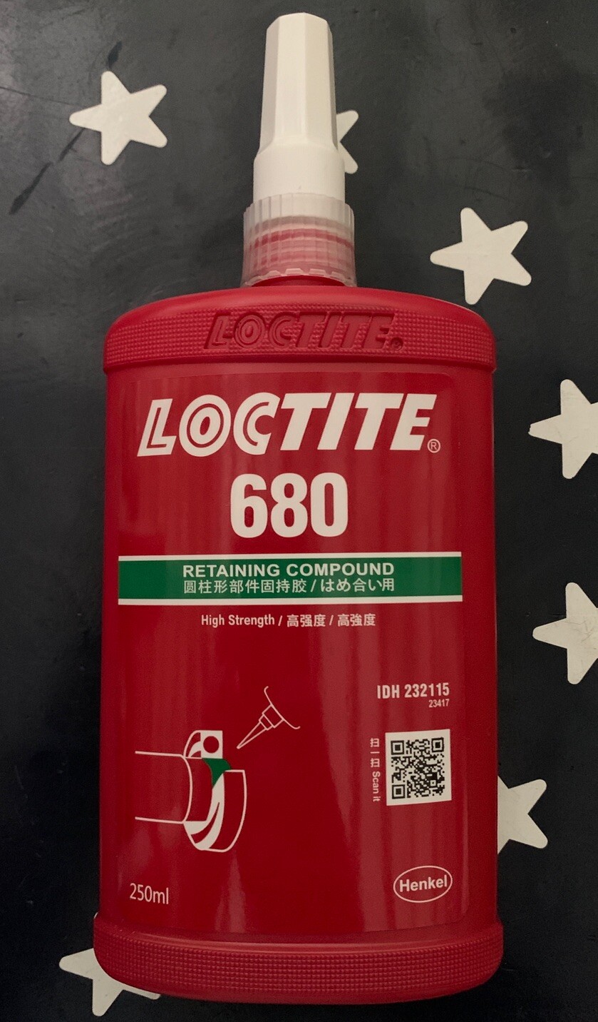 Loctite 680 250mL High Strength Retaining Compound EXP 09/25 232115 1835196