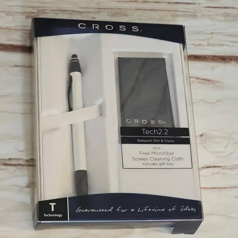Cross Tech 2.2 White Black Dual Function Ballpoint Pen BRAND NEW IN GIFT BOX