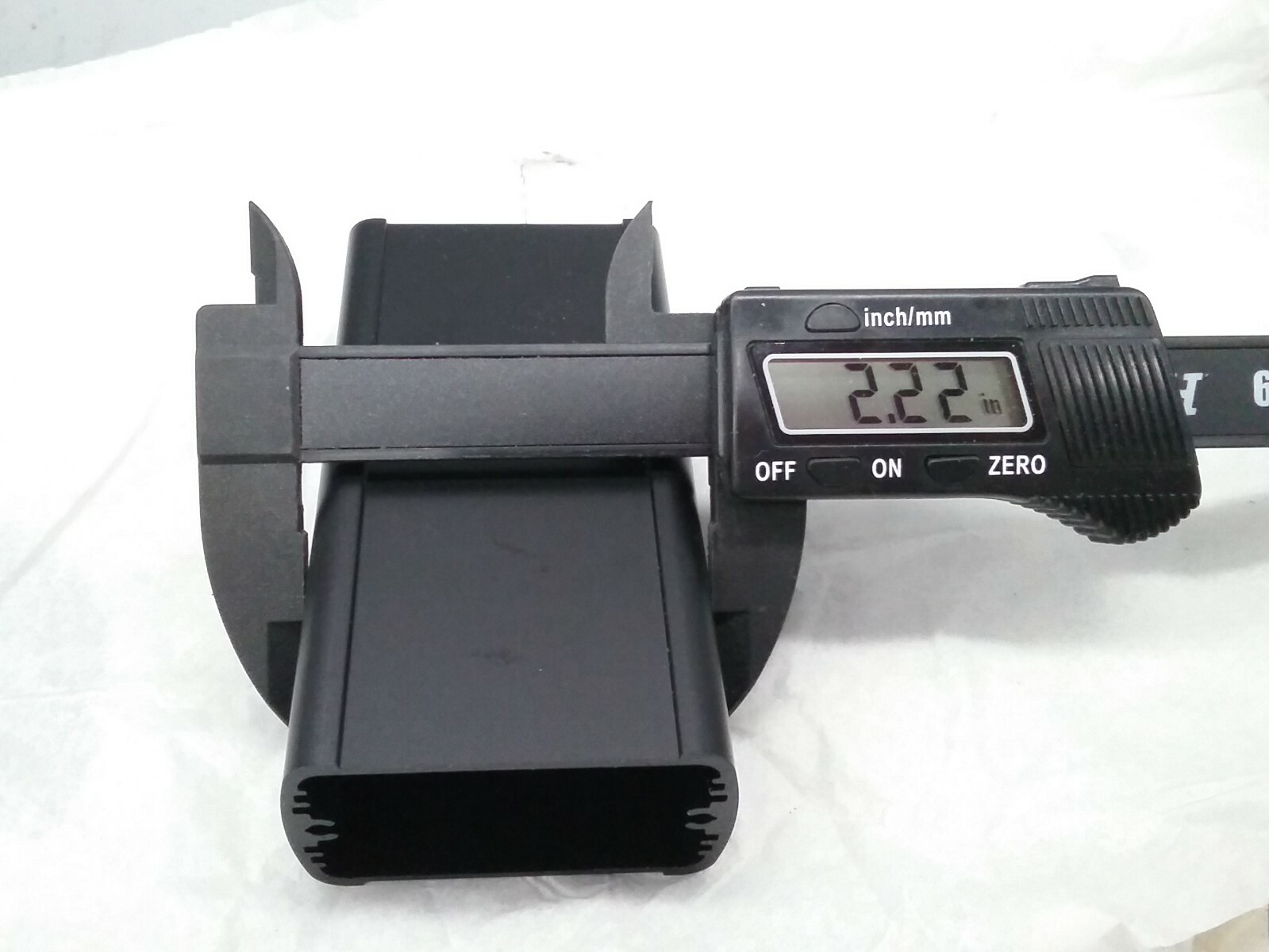 1 NOS Aluminum DIY BOX PROJECT Size: 4.1 x 1.1 x 2.2 in