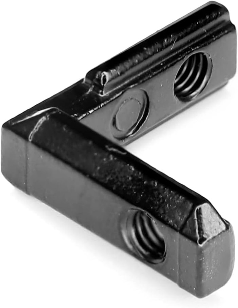 2020 Series Inner Aluminum Extrusion Connector with Screws,L Brackets L Shape Bl