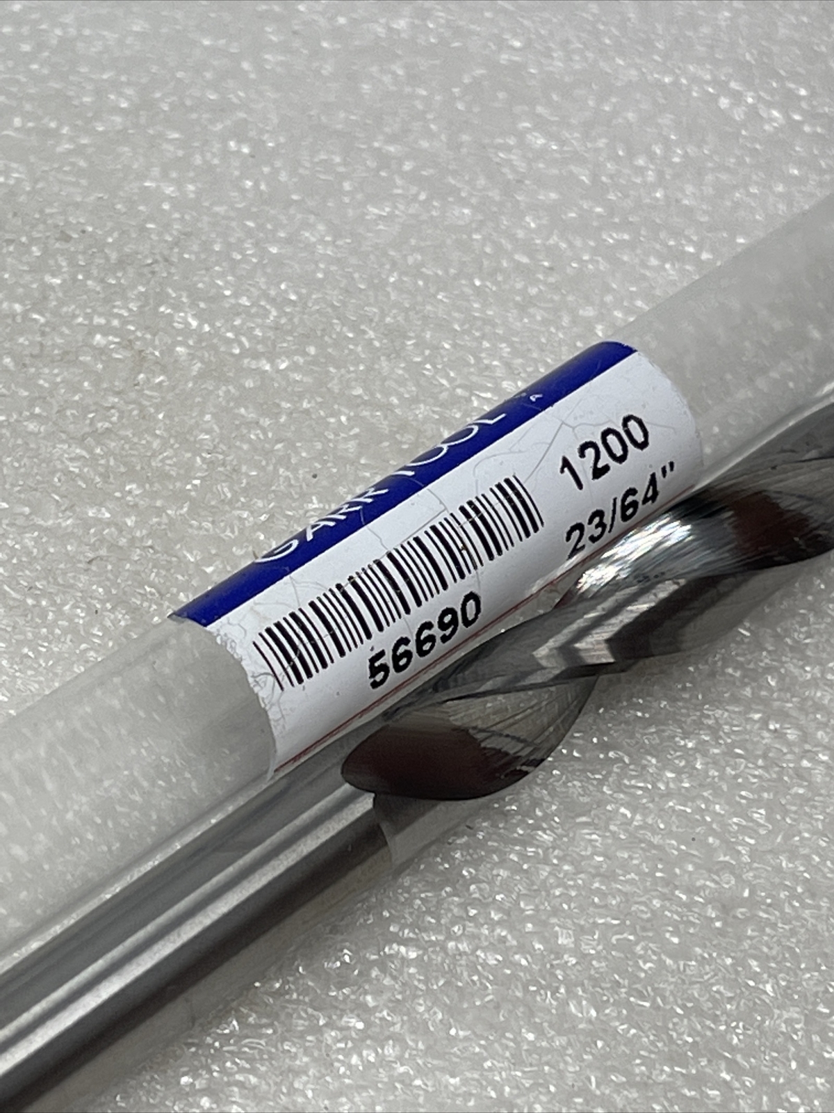 23/64” (.3594) Garr USA Solid Carbide 2 Flute Drill Bit, 1200, Uncoated, Jobber