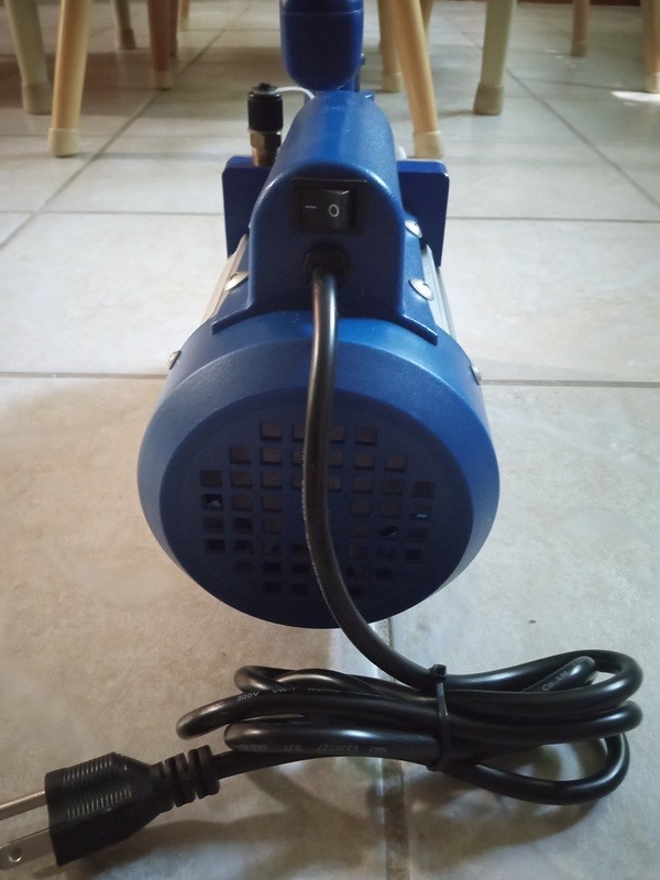 110V 1/4 HP 3 CFM Single Stage Rotary Vane Air Vacuum Pump