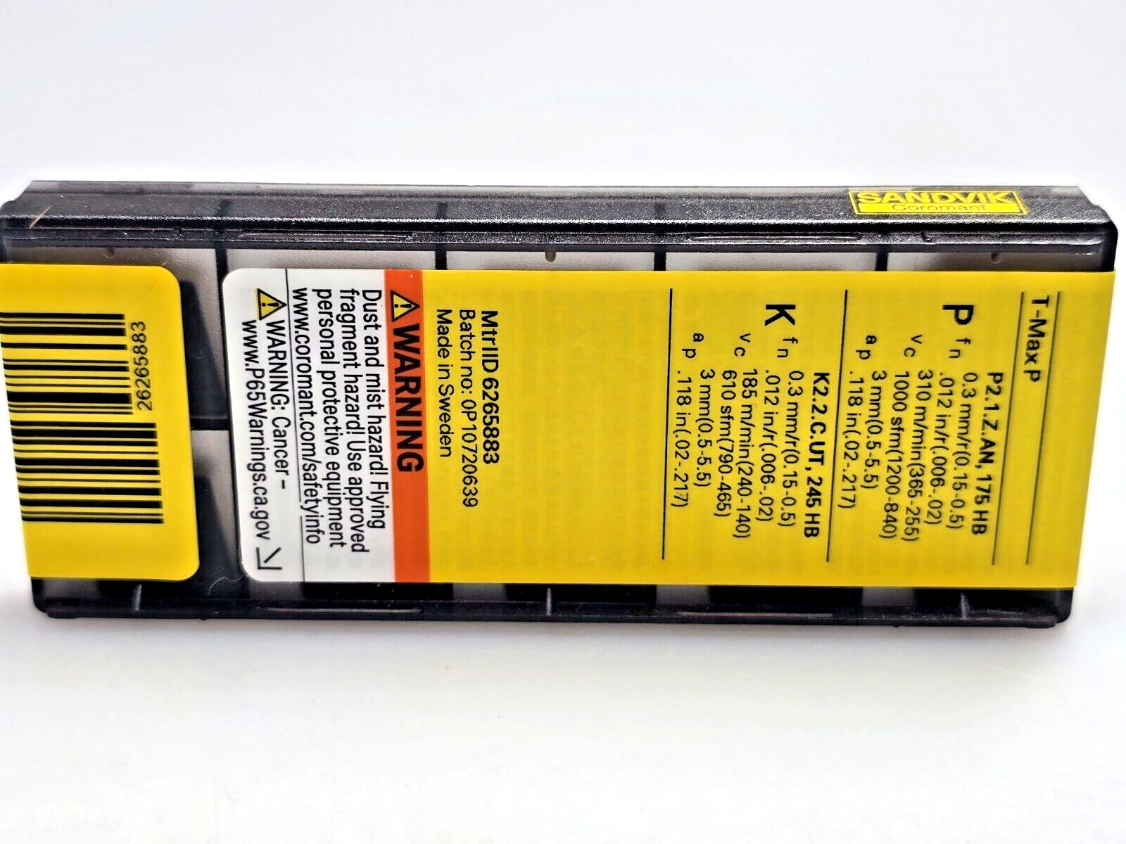 Sandvik Coromant CNMG 432-PM 4325 CNMG 12 04 08-PM Carbide Inserts (Box of 10)