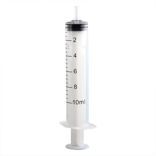 5x Syringe Luer Slip Tip 10mL Liquid Clear Plastic Sterile Medical/Animal Feeder