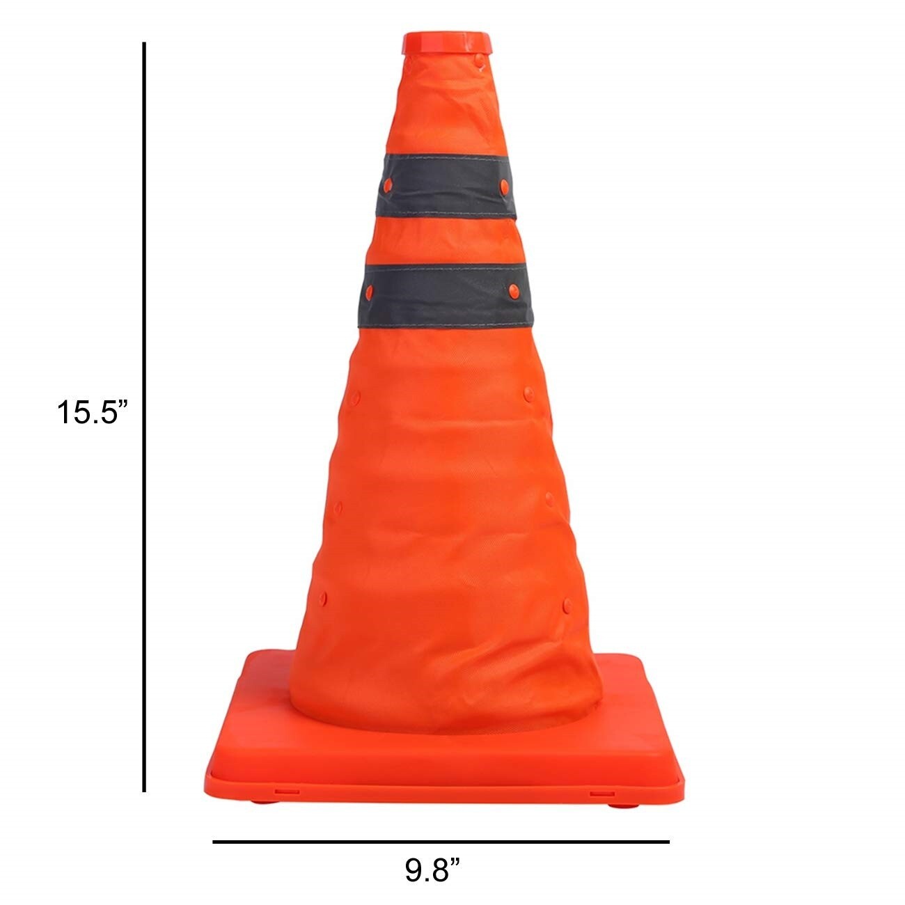 Conos De Seguridad Naranjas Conos Peligro 4 Piezas Cono De Seguridad 15.5 in NEW