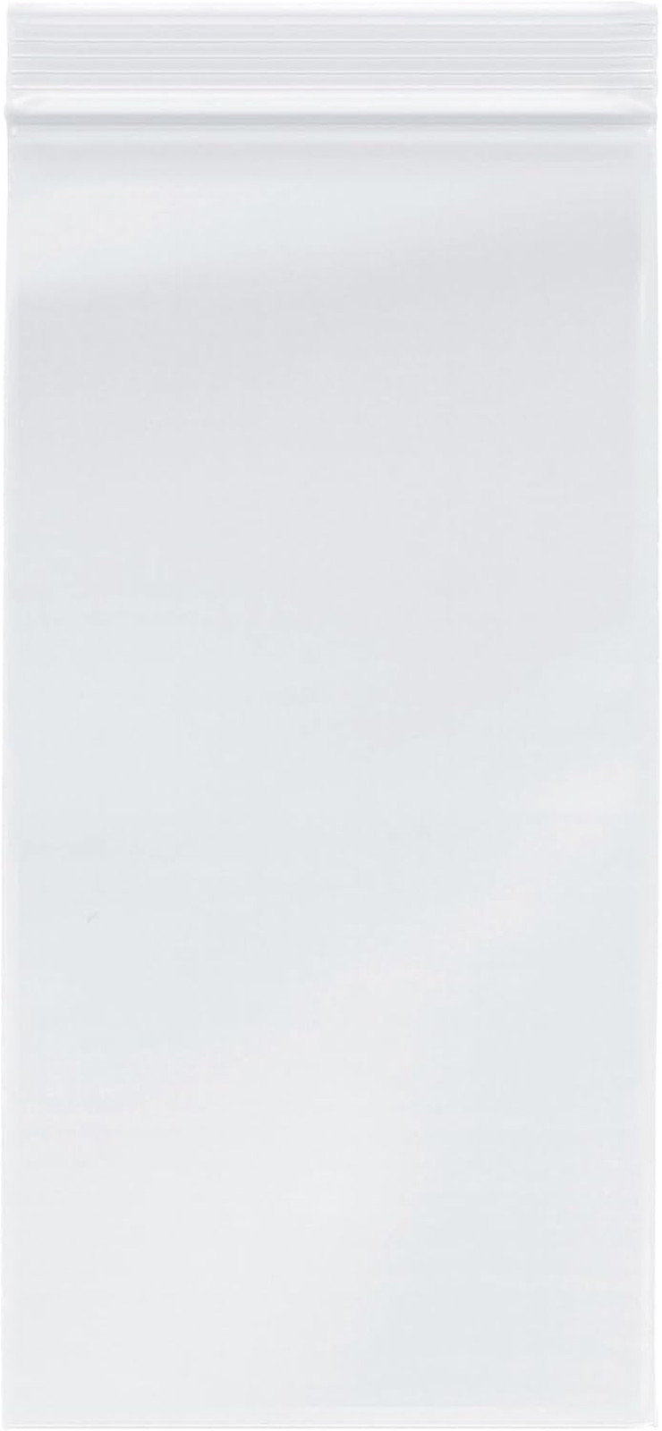 5″ X 10″ (Pack of 100), 2 Mil Zipper Reclosable Plastic Bags