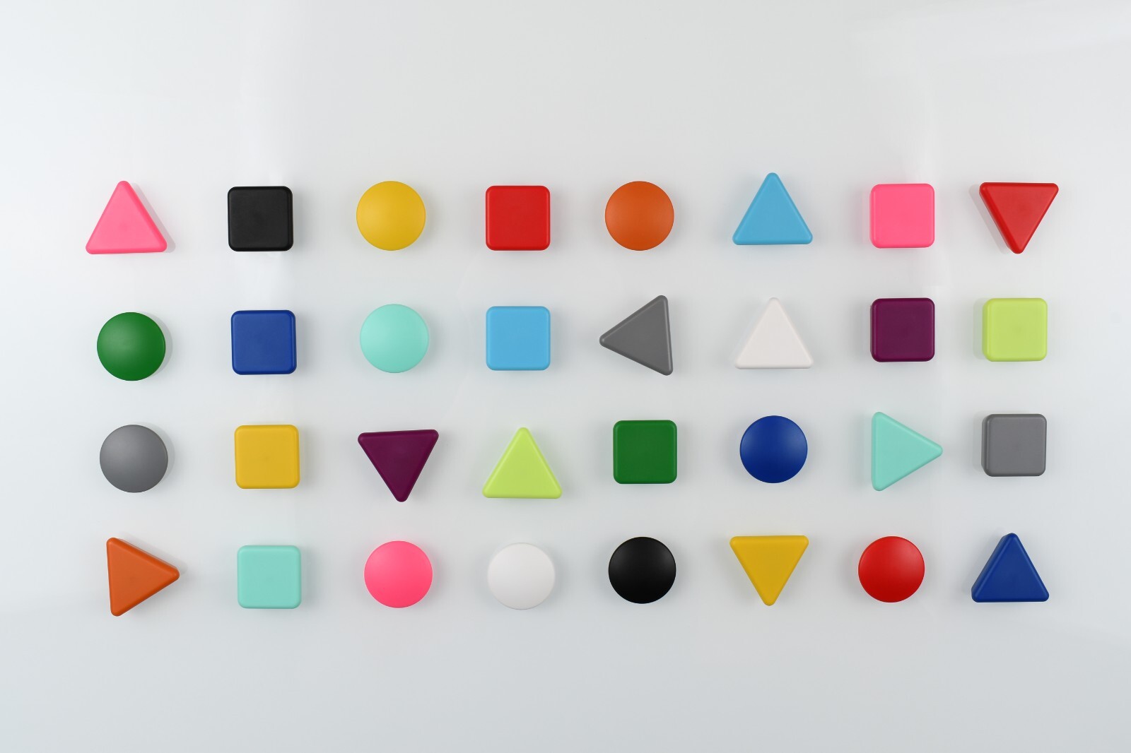 FLASH SALE! 6 Neodymium Glassboard/Whiteboard Magnets (Triangle, Circle, Square)