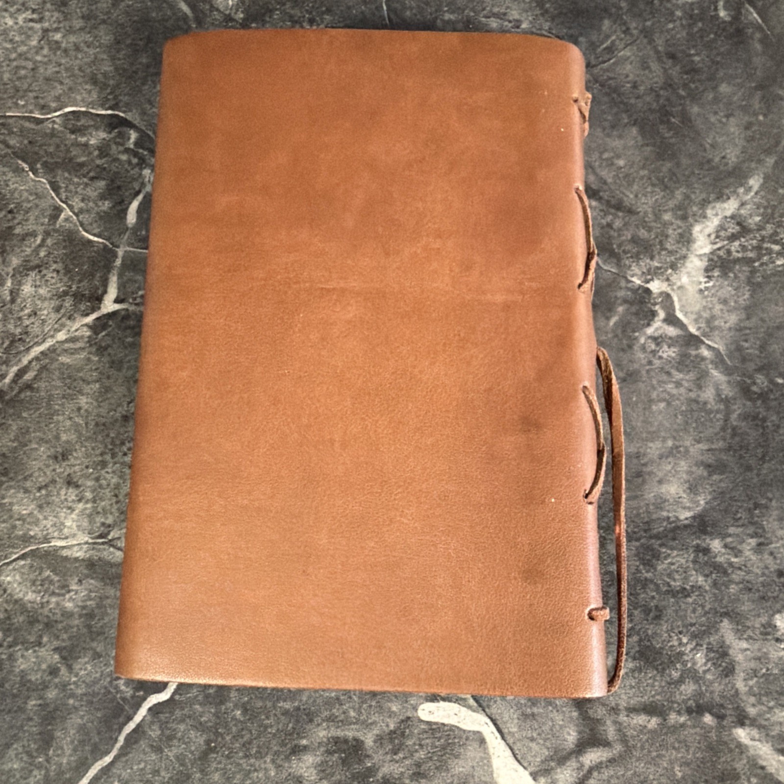 Maleden Nautical PU Leather Journal Refillable 6 ring Compact Binder Craft Paper
