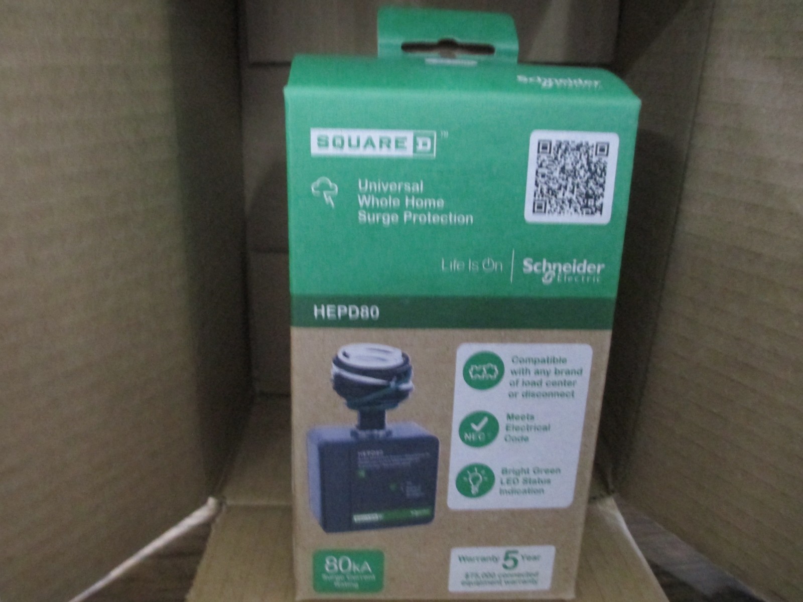 Square D Schneider Electric HEPD80 Whole Home Surge Protective Device