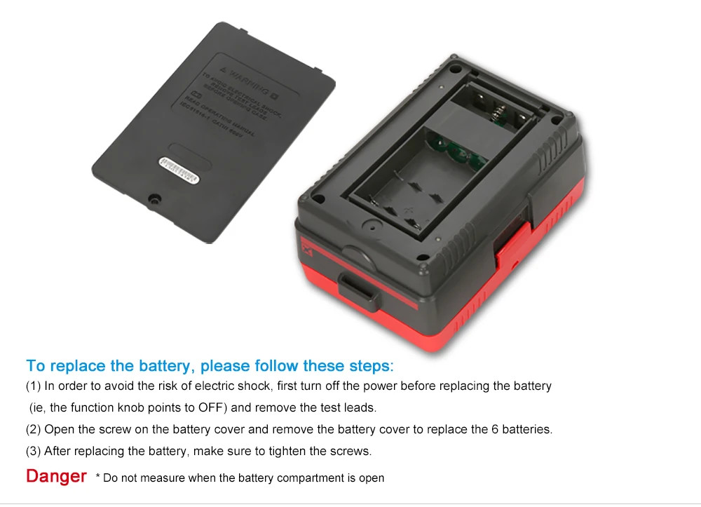 UNI-T UT501A Megger 1000V 5GΩ PI/DAR Insulation Tester Auto Discharge AC/DC