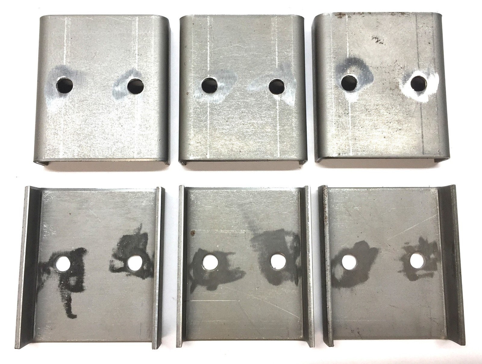 Unbranded 2.77″ x 2.37″ x 0.095″ Steel Channel Bracket [Lot of 6] NOS