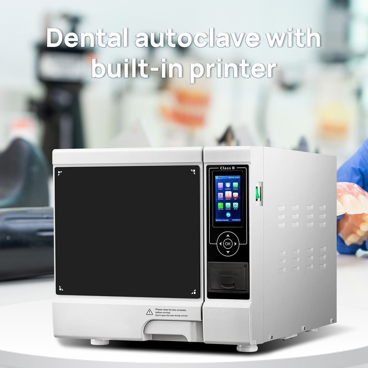 14L/17L/18L/22L Class B Dental Autoclave Steam Sterilizer Medical Sterilization