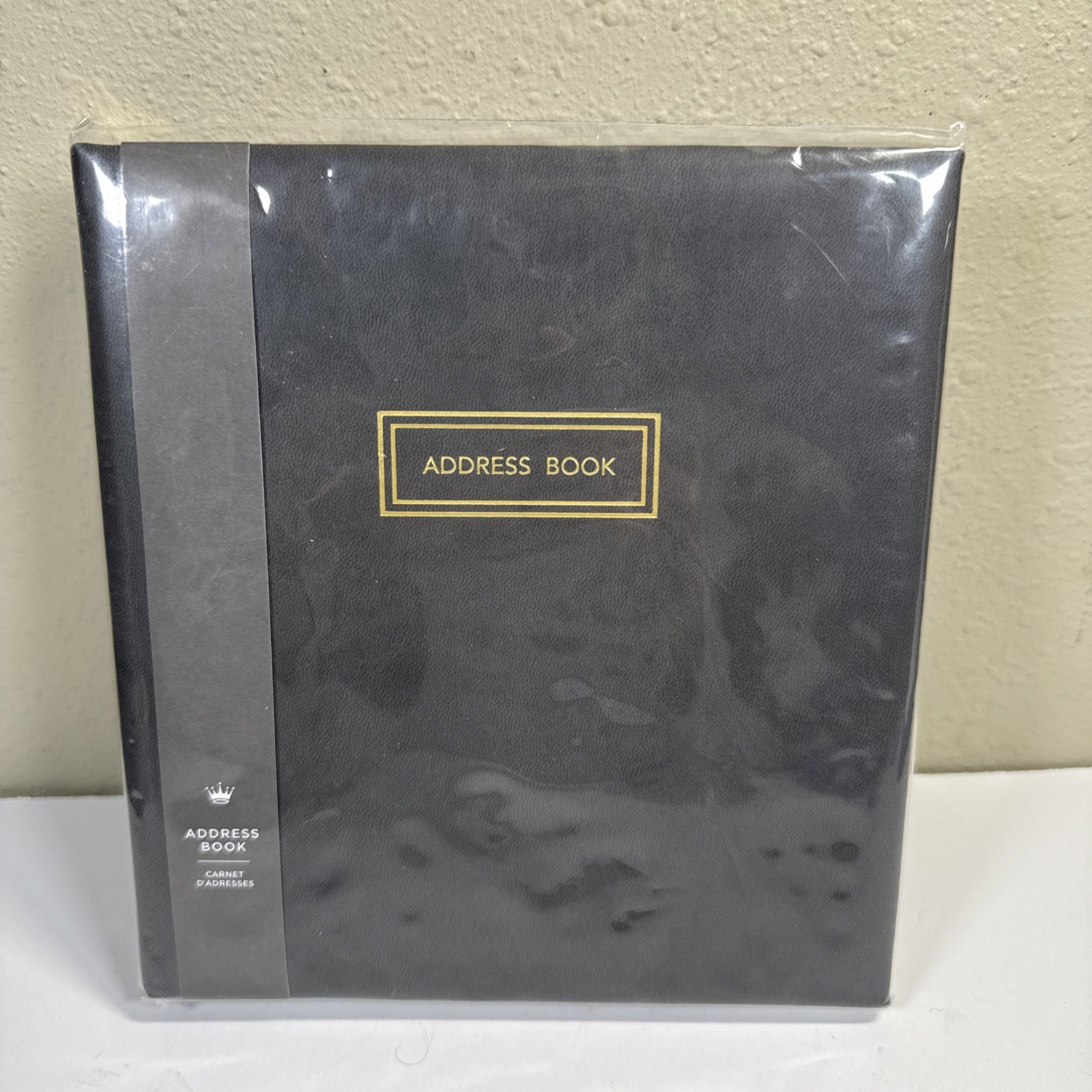 Hallmark Classic Address Book Simulated Leather Ringbound Alpha Tabs NOS