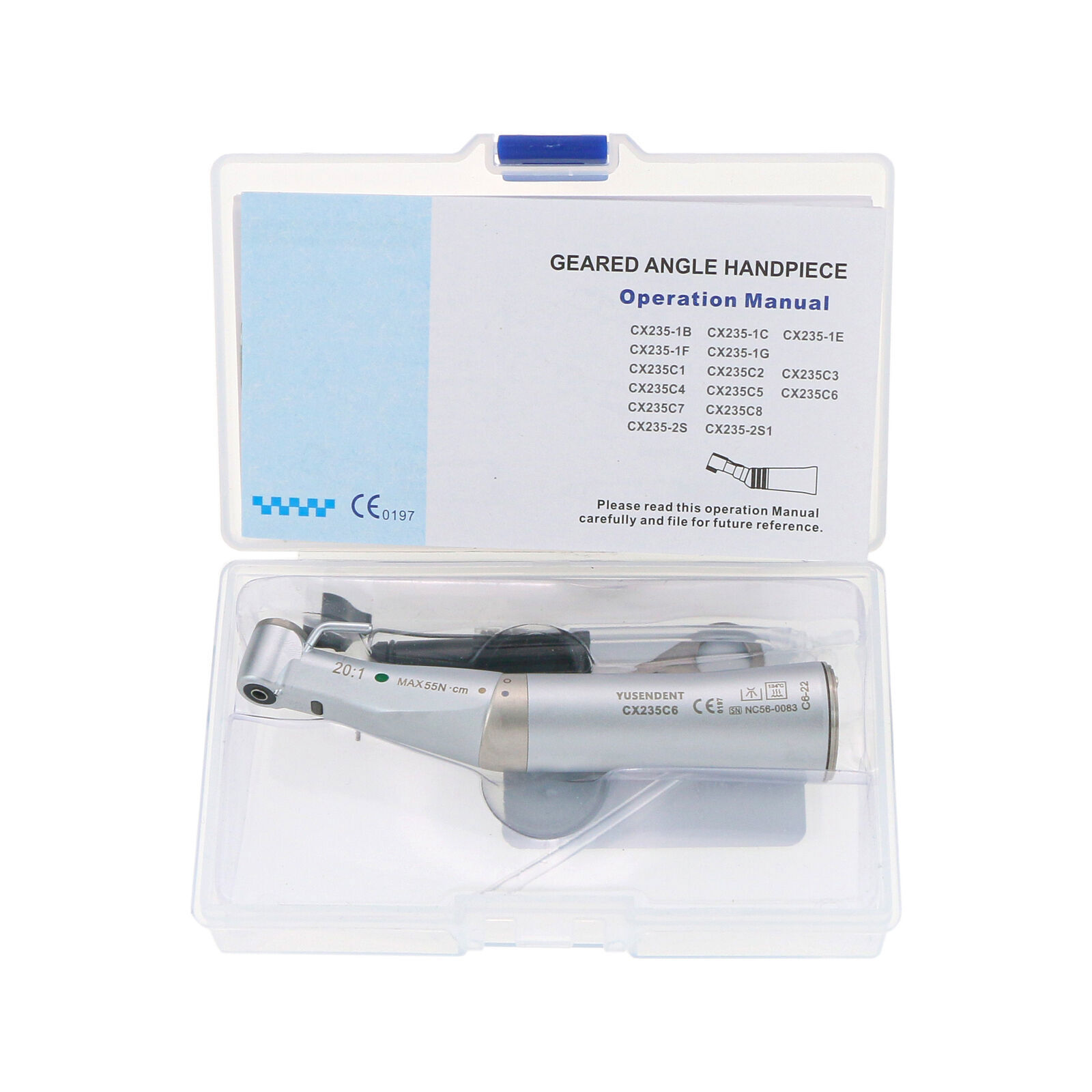 COXO 20:1 Dental Implant Surgical Handpiece Contra Angle Fiber Optic/CX235 C6-19