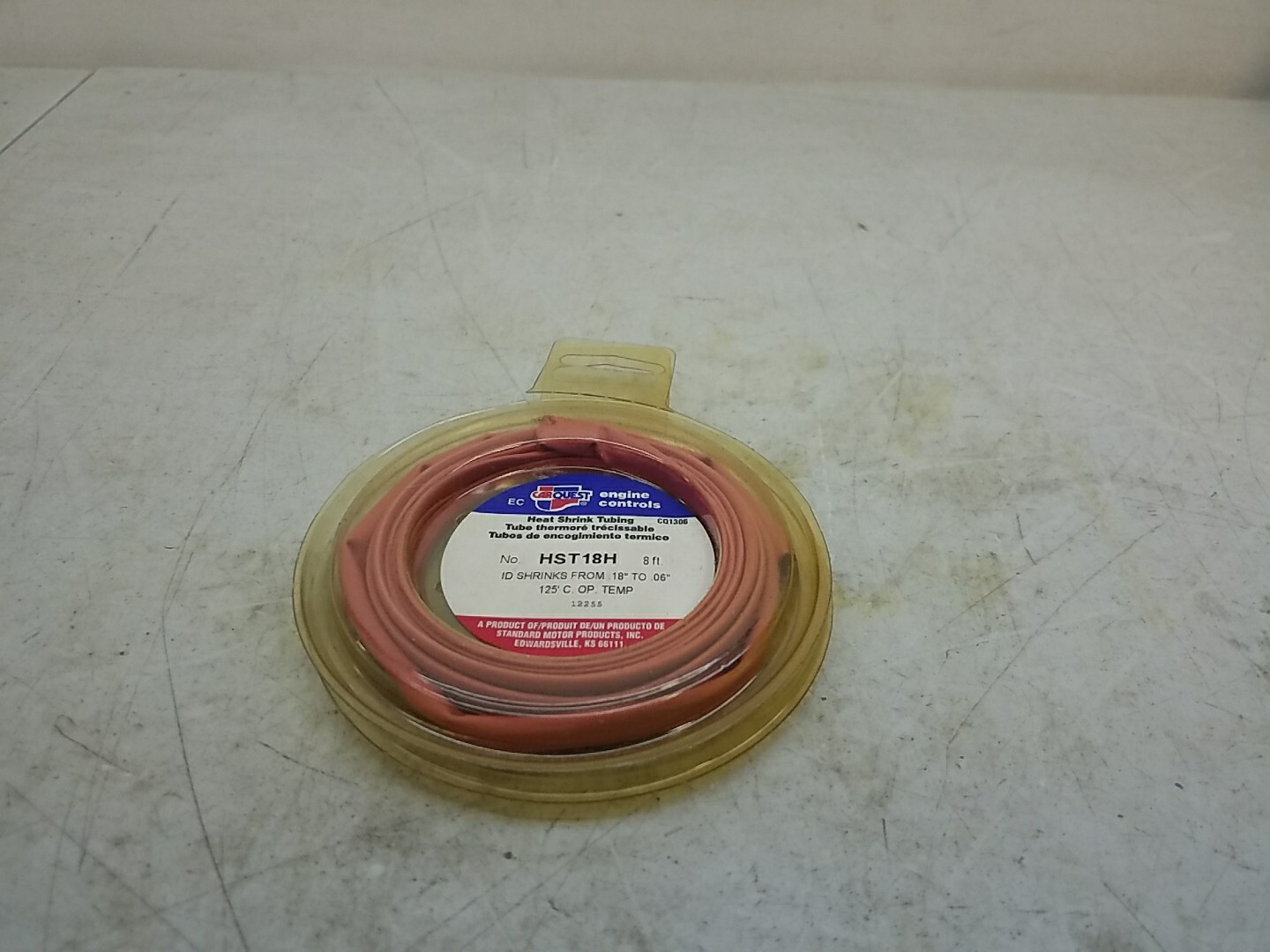 HST18H Carquest Heat Shrink Tubing Shrinks From 18″-.06″ 8 Foot 125 C, OP. Temp