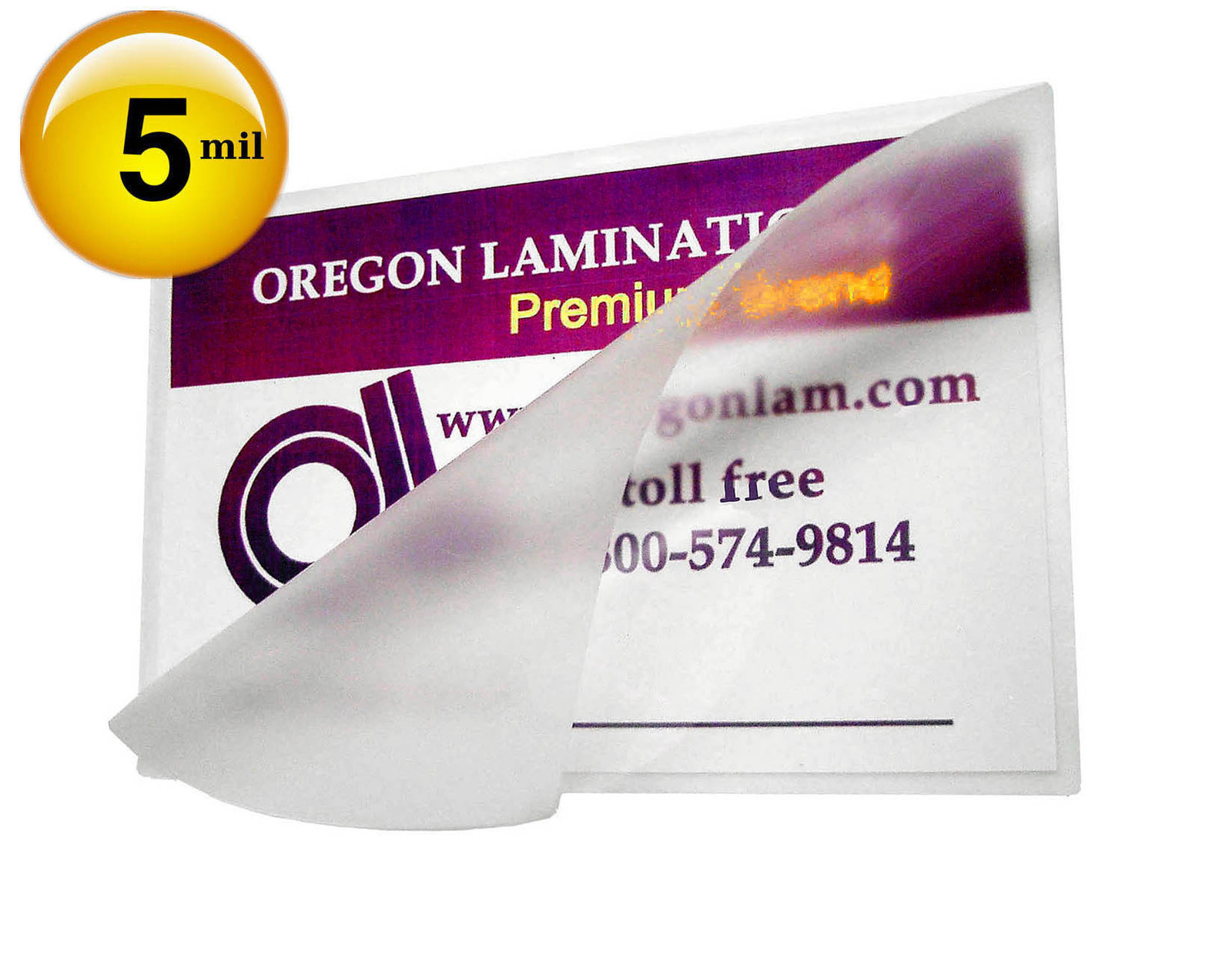 200/pack File Card size Hot 5 Mil Laminating Pouches 3-1/2 x 5-1/2 Clear 3.5×5.5