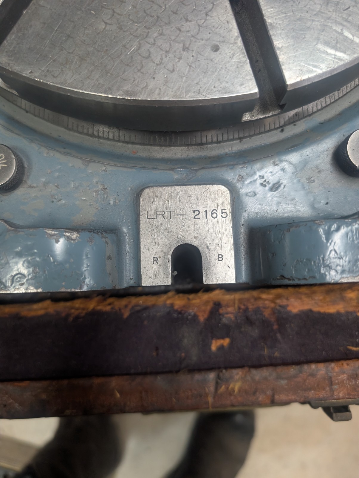 Moore Precision Rotary Table Model No. 2 in Mahogany Cabinet With Extras