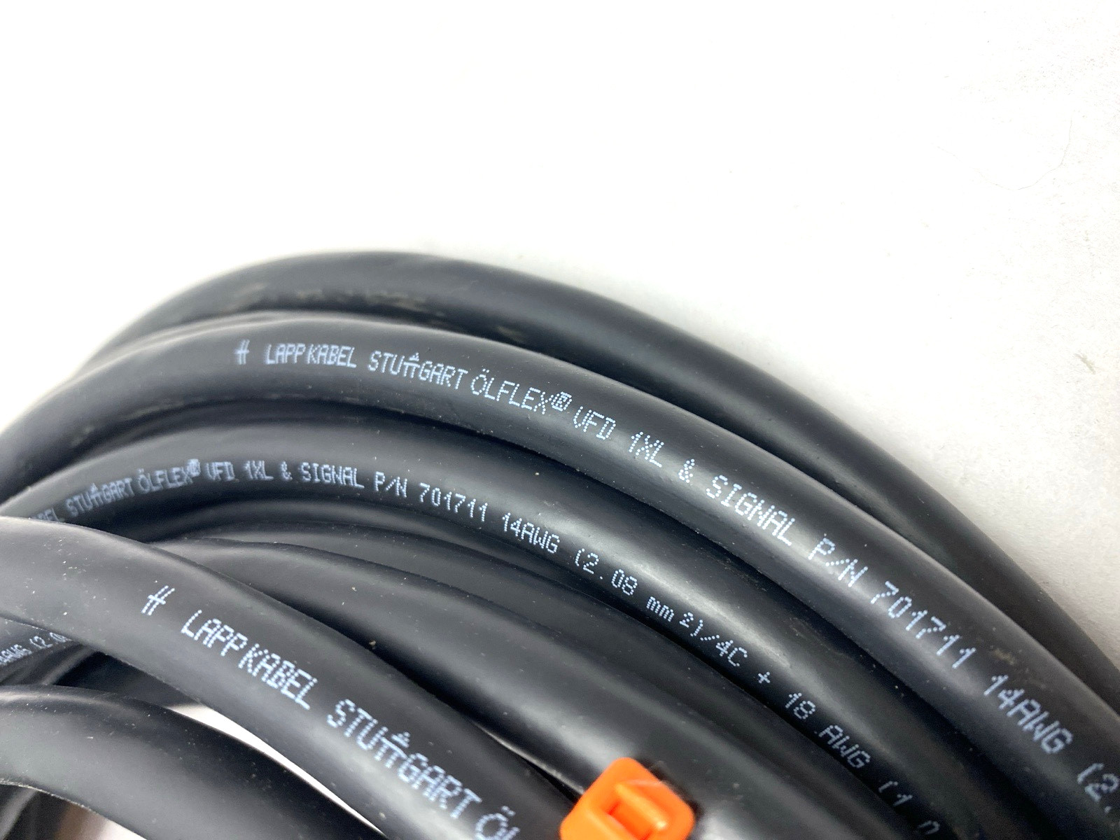 LAPP 701711 Cable OLFLEX VFD 1XL w/SIGNAL 14/4C+18/2C 35.0 FT 4C 14 AWG black