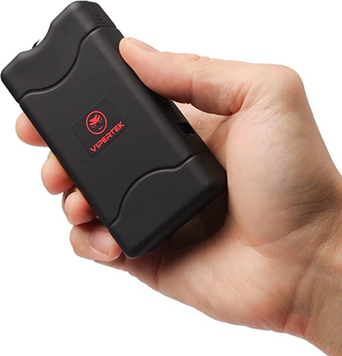 VIPERTEK Small Stun Gun 350 BV USB Rechargeable + Spray