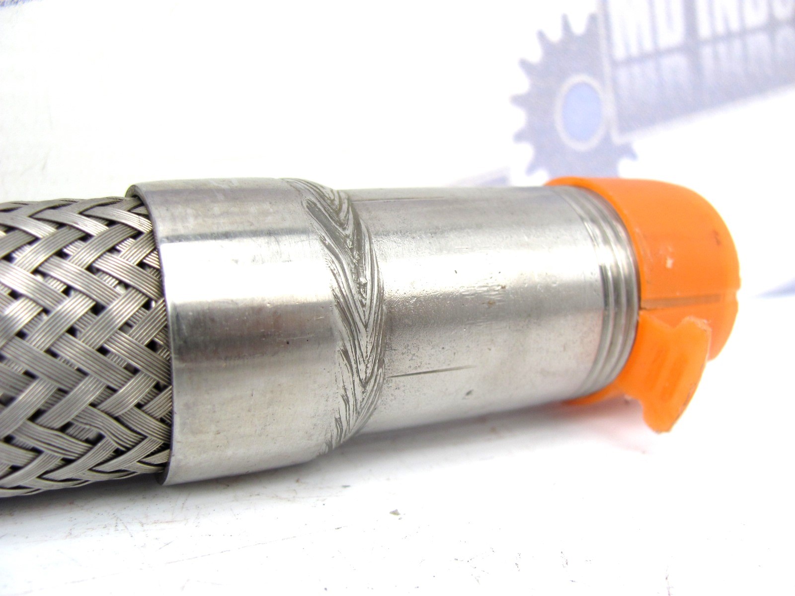 3/4 in x 19 in BRAIDED STAINLESS STEEL HOSE 24in Overall 3/4 in NPT x 3/4 in NPT