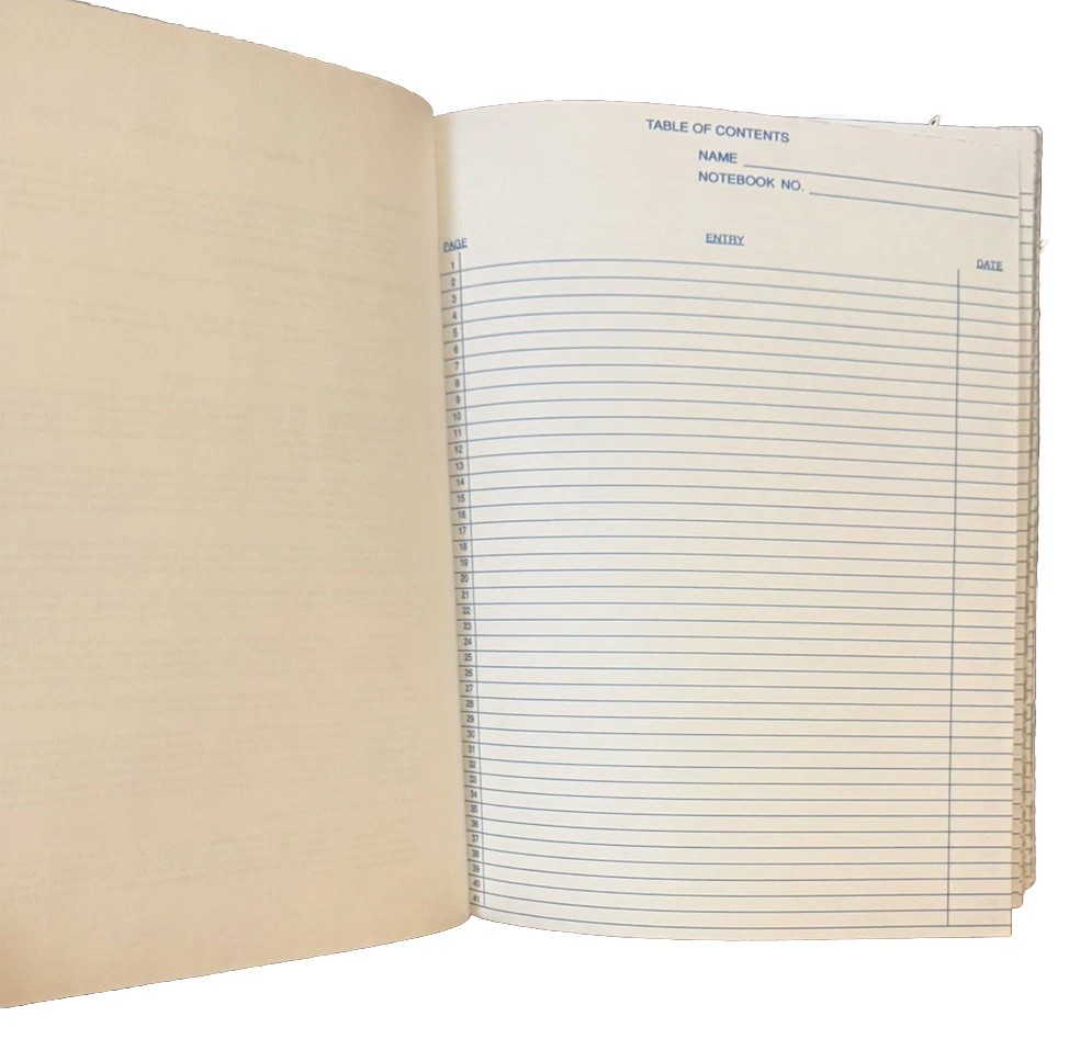 Vintage Boorum & Pease Laboratory Notebook Unused Hardcover Record Book