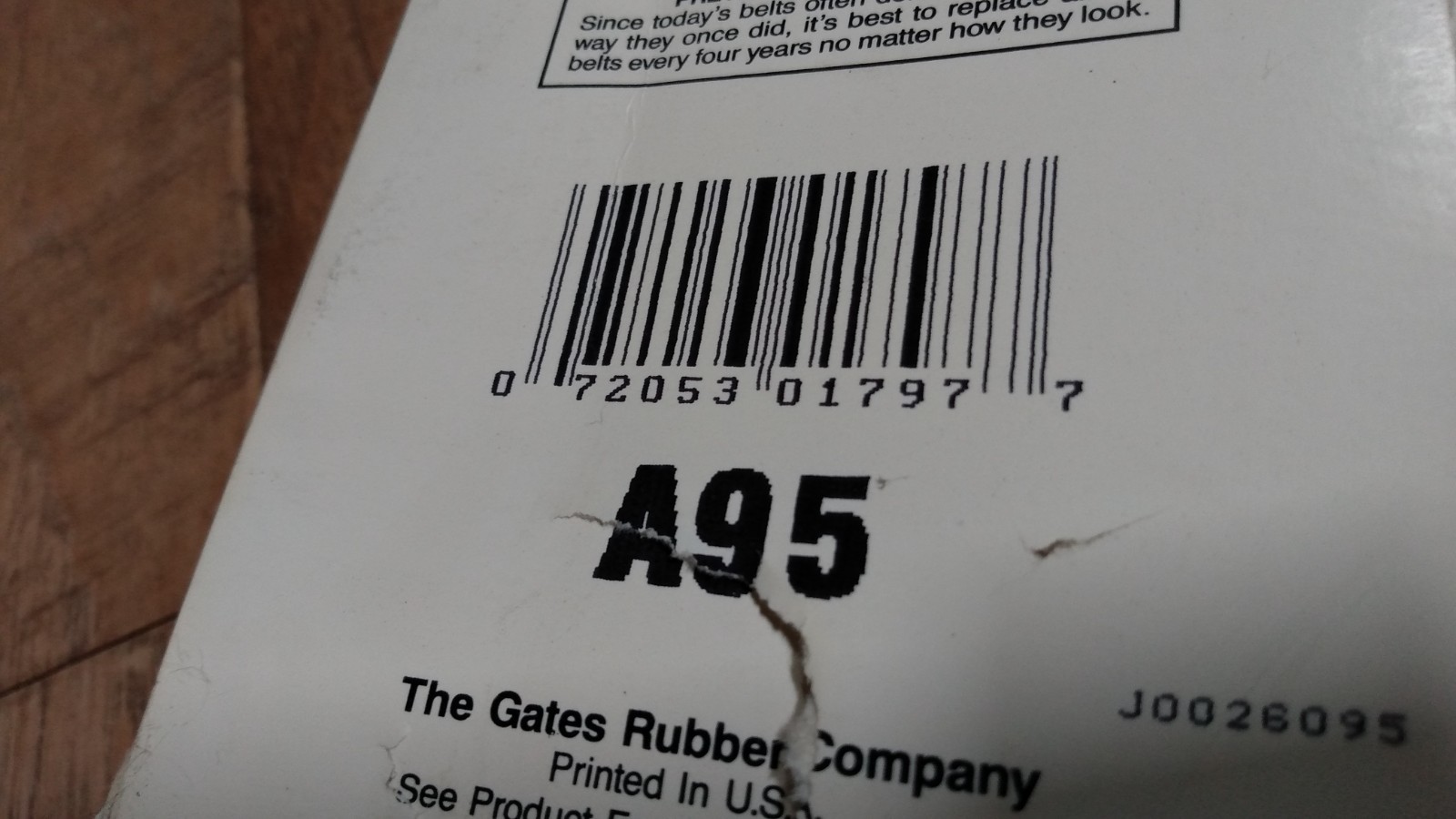 Gates Hi-Power II A-95 V-Belt