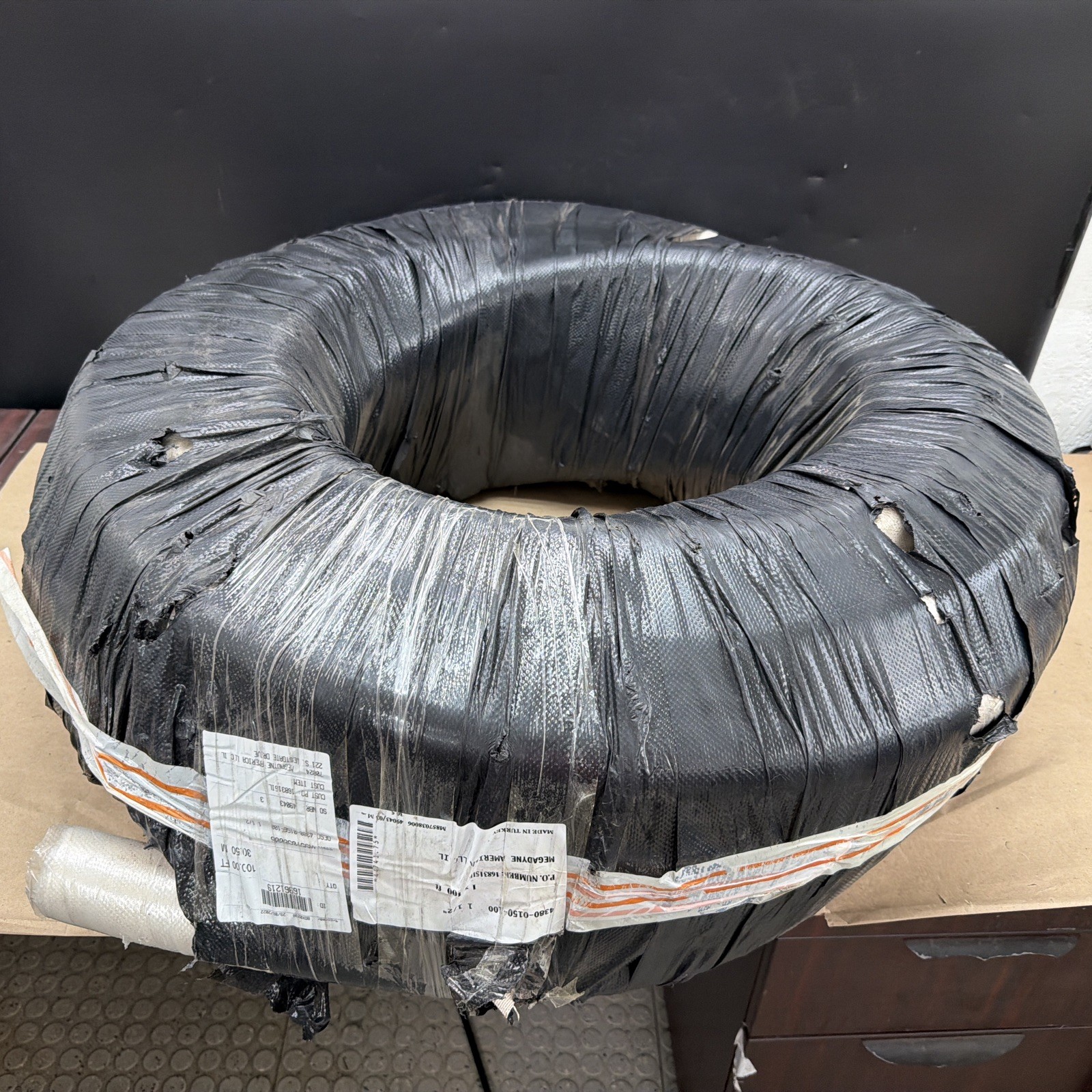 New Jason Industrial Non-Conductive Furnace Door Hose 100 Foot 4380-0150-100