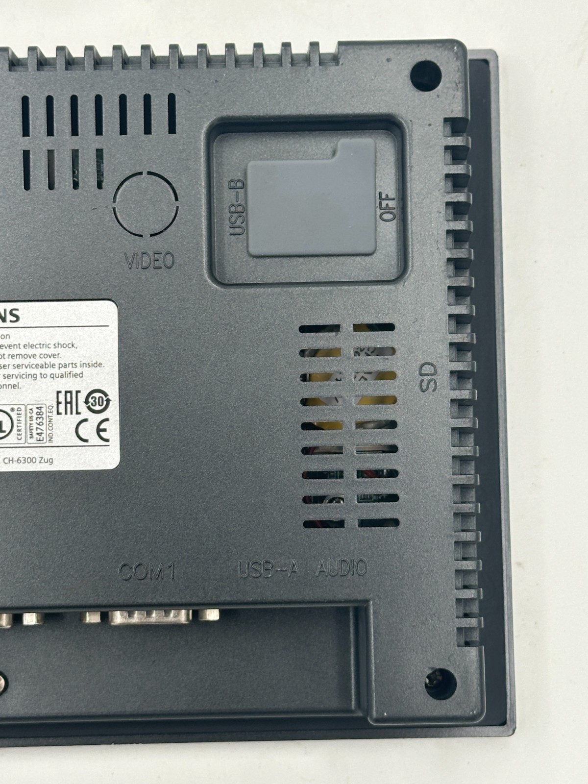 Siemens POL8T1.70/STD S55626-H817-A100 HMI Touch Screen Terminal 24VDC Tested
