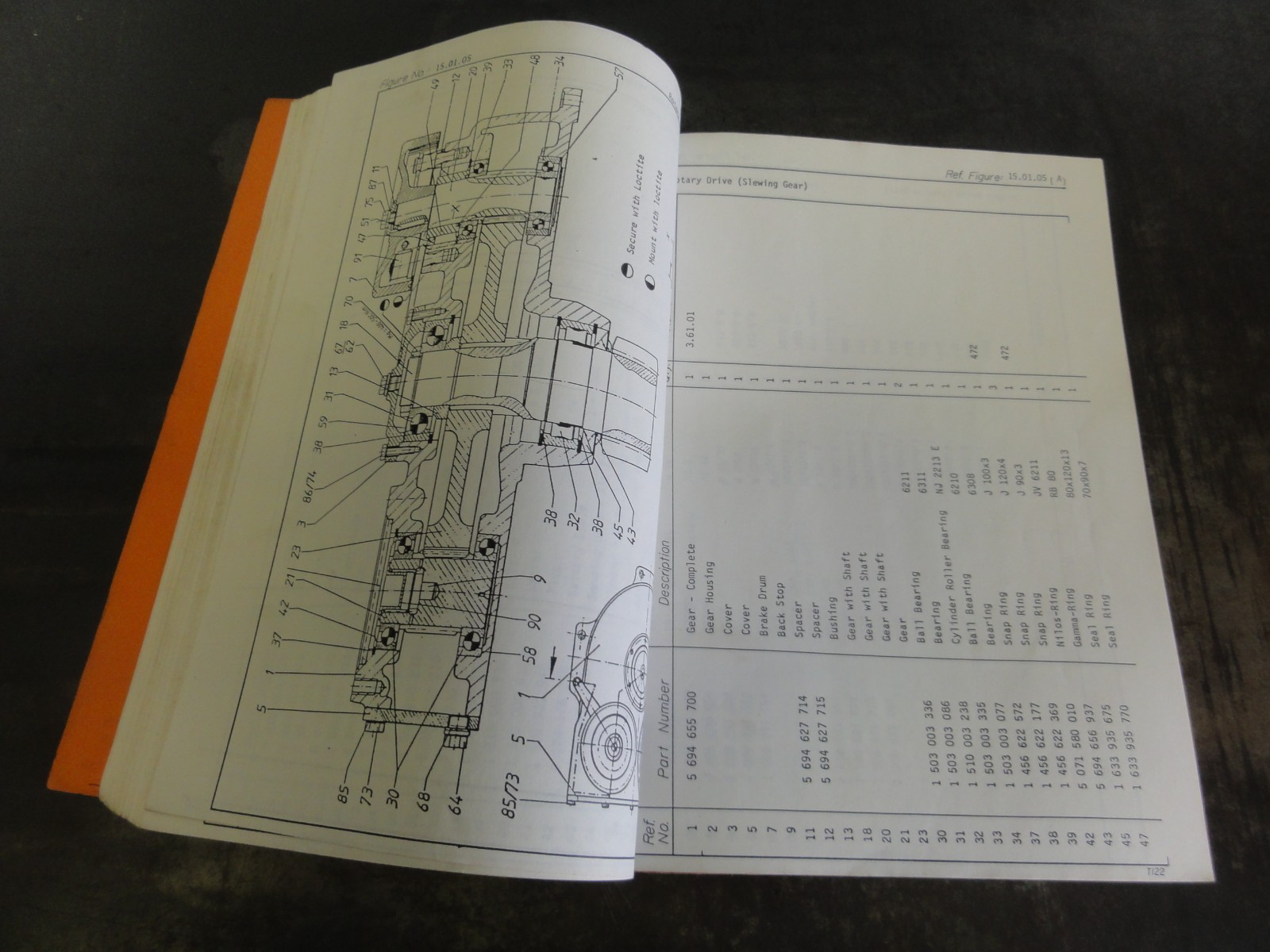 Schaeff Inc HS40C Articulated Boom Walking Excavator Parts Catalog Manual 802069