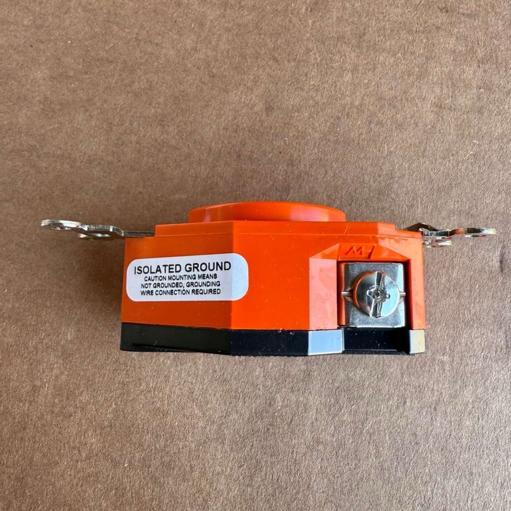 Lot of 10 Leviton 2610-IG 30A 125V L5-30R Locking Receptacle Orange NEW