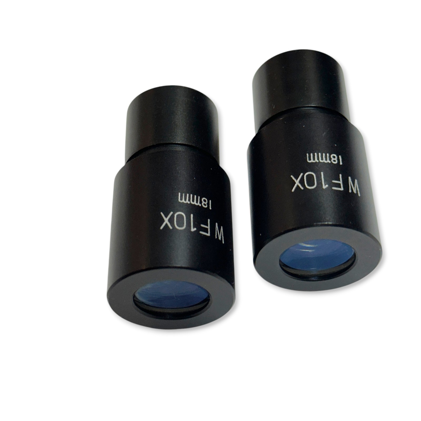 Pair of WF10X 18mm Wide Field Microscope Eyepieces Set