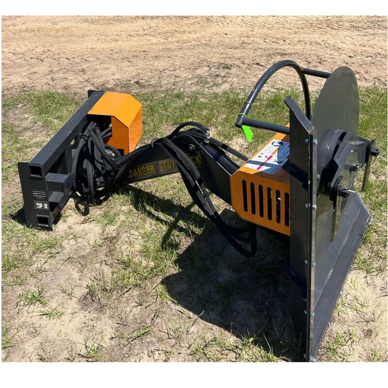 Wolfequip Articulating Brush Cutter Boom Mower Side Cutting 96″ Reach Skid Steer