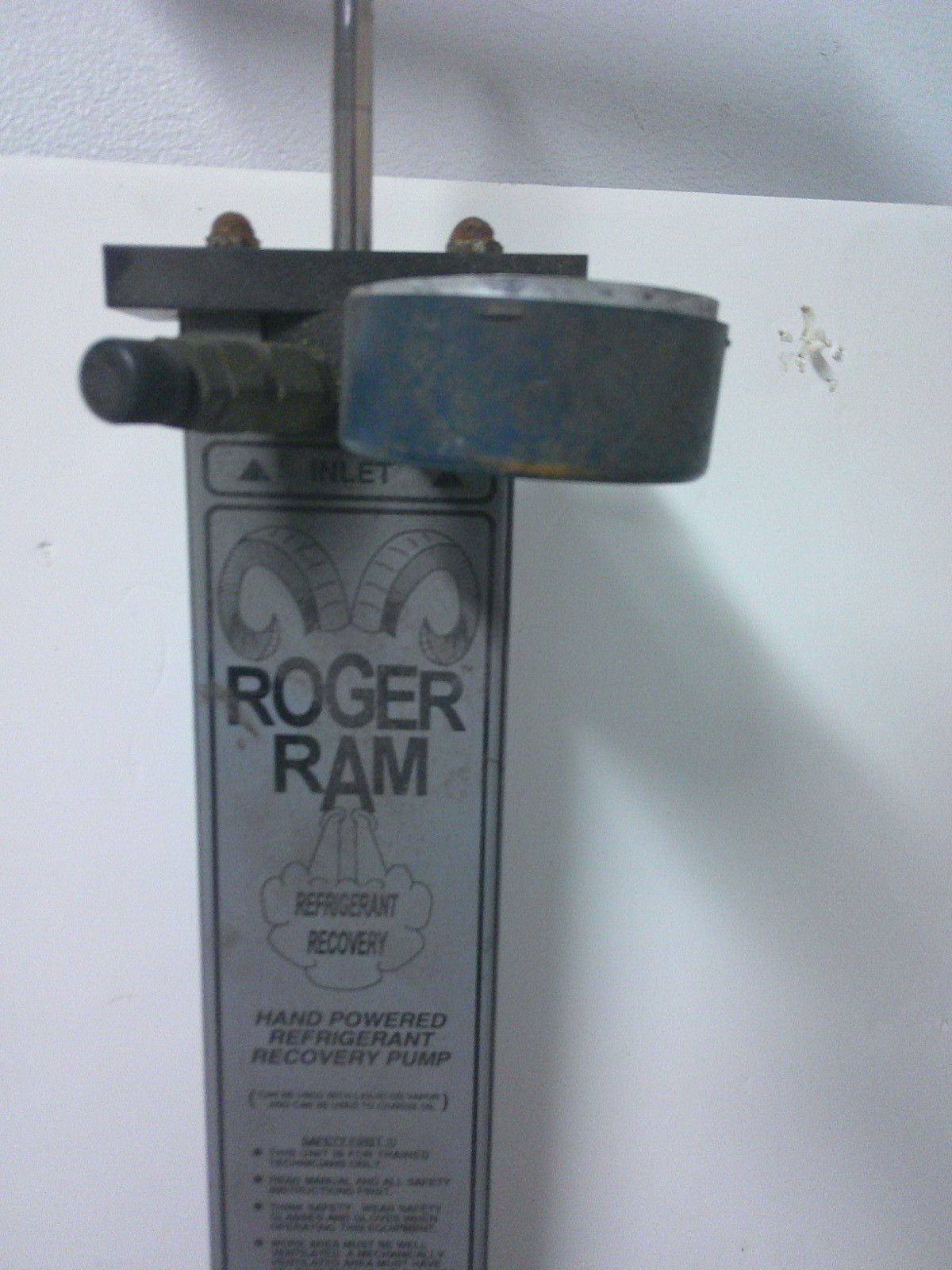 Promax Industries Roger Ram Hand Powered Refrigerant Recovery Pump HVAC Tool