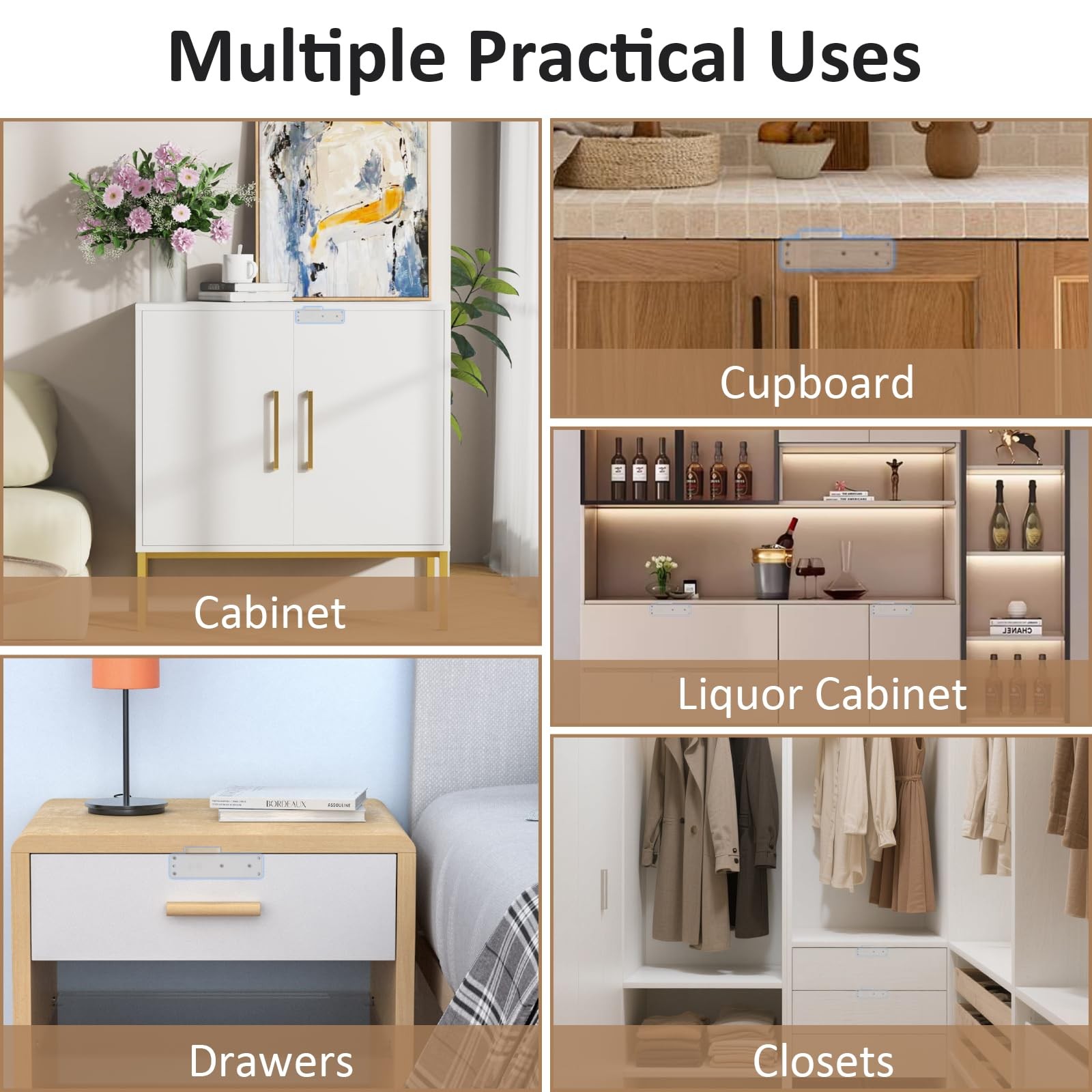 RFID Cupboard Lock, Bluetooth Electronic Child Proof Cupboard Cabinet Drawer …