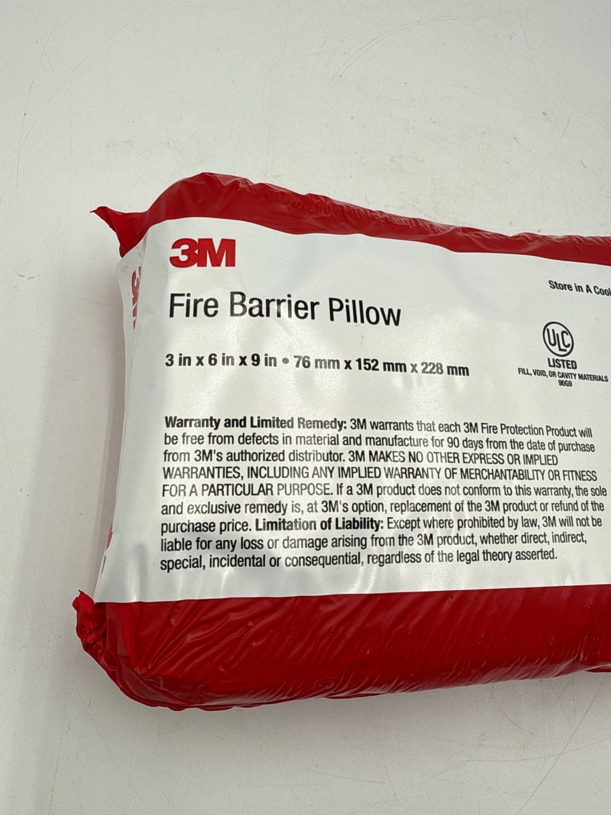 3M FB369 Fire Barrier Self-Locking Pillow 3″ x 6″ x 9″ FB-369