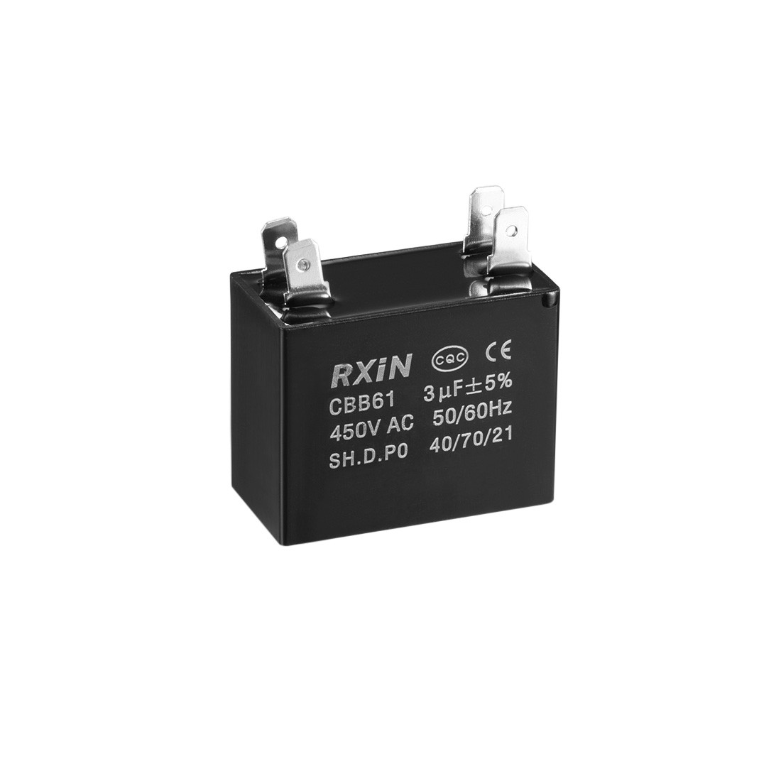 450V AC 3uF Doule Insert Metallized Polypropylene Film Capacitors