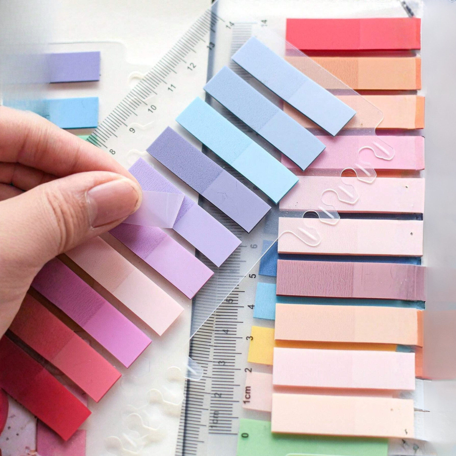 800Pcs Sticky Tabs Page Markers Morandi Index Tabs Book Flags Repositionable USA