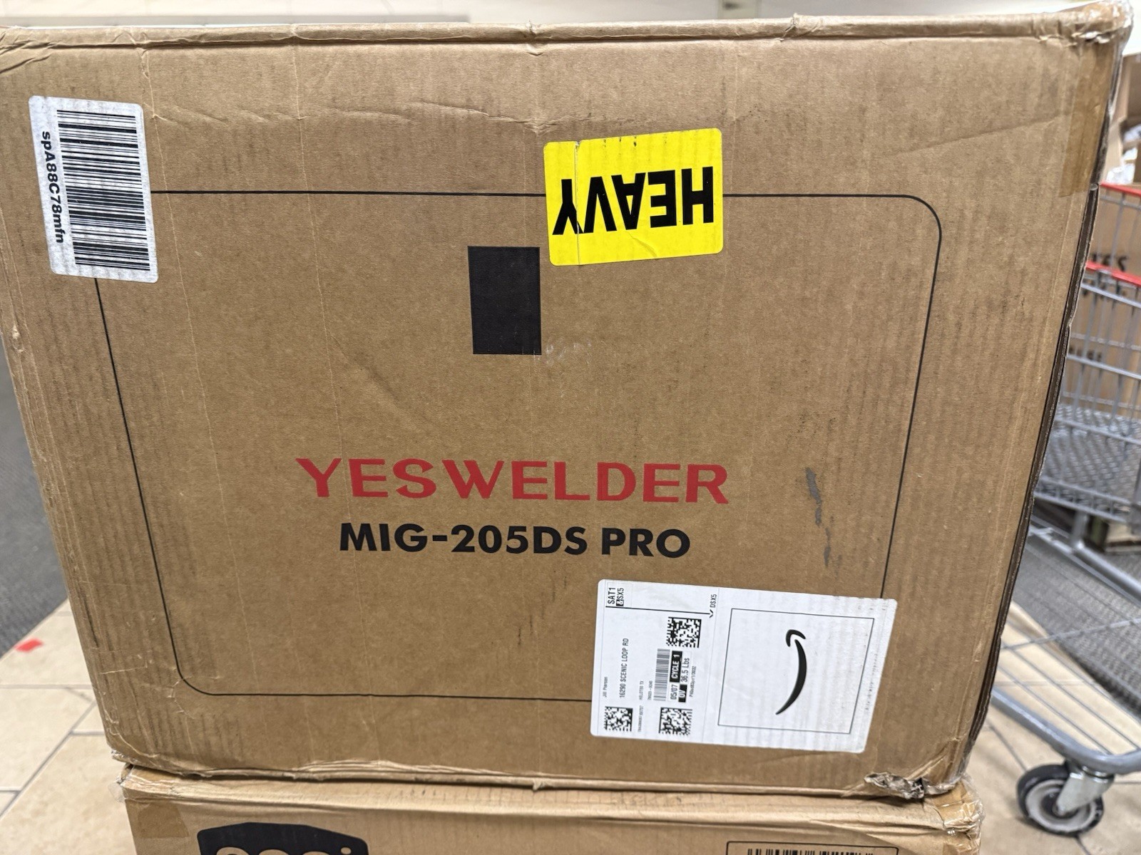 YESWELDER MIG-205DS PRO MIG Welder Semi-Automatic Feed for Steel