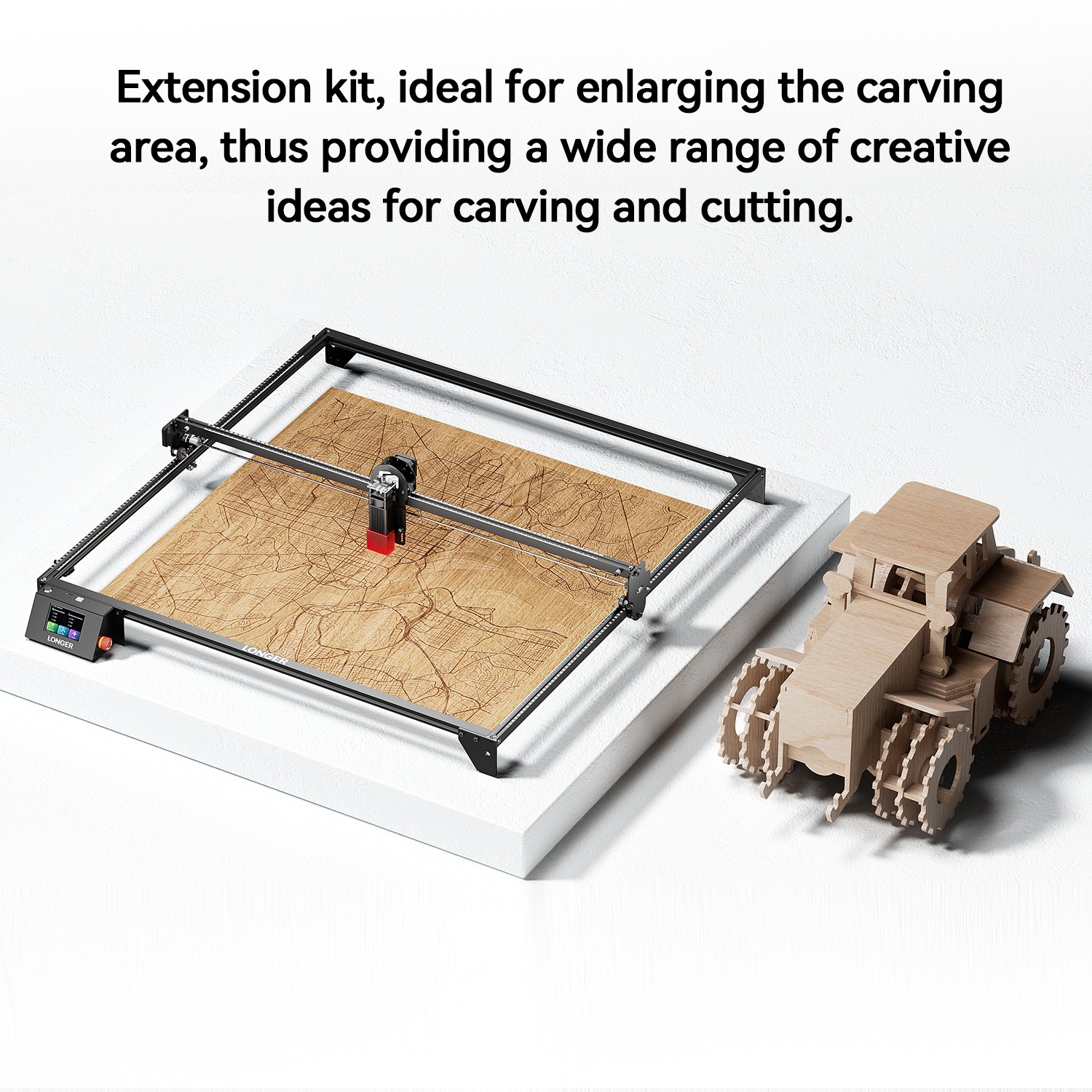 Extension Kits – Laser Engraver Area Expansion Kit XY Axis for Longer RAY5 NEW