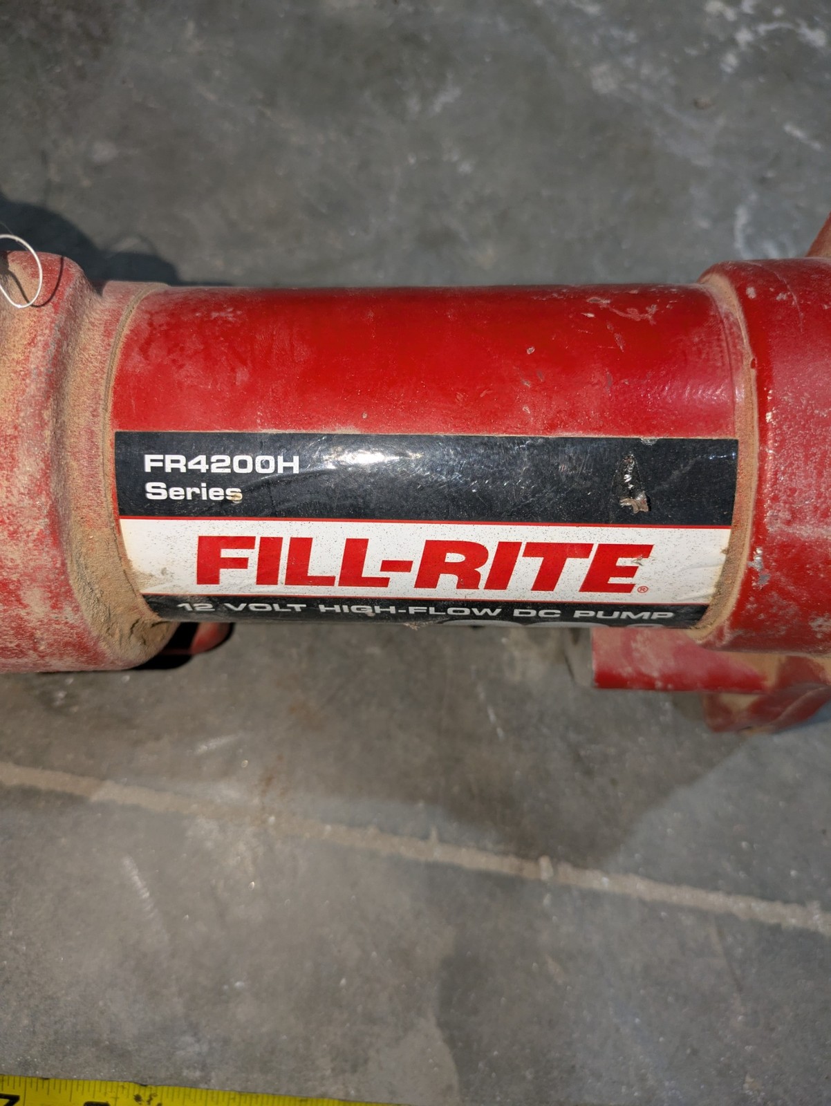 FILL-RITE STYLE FR4200H XPLOSION PROOF MOTOR 12V DC 10AMPS G31575005 1/4HP