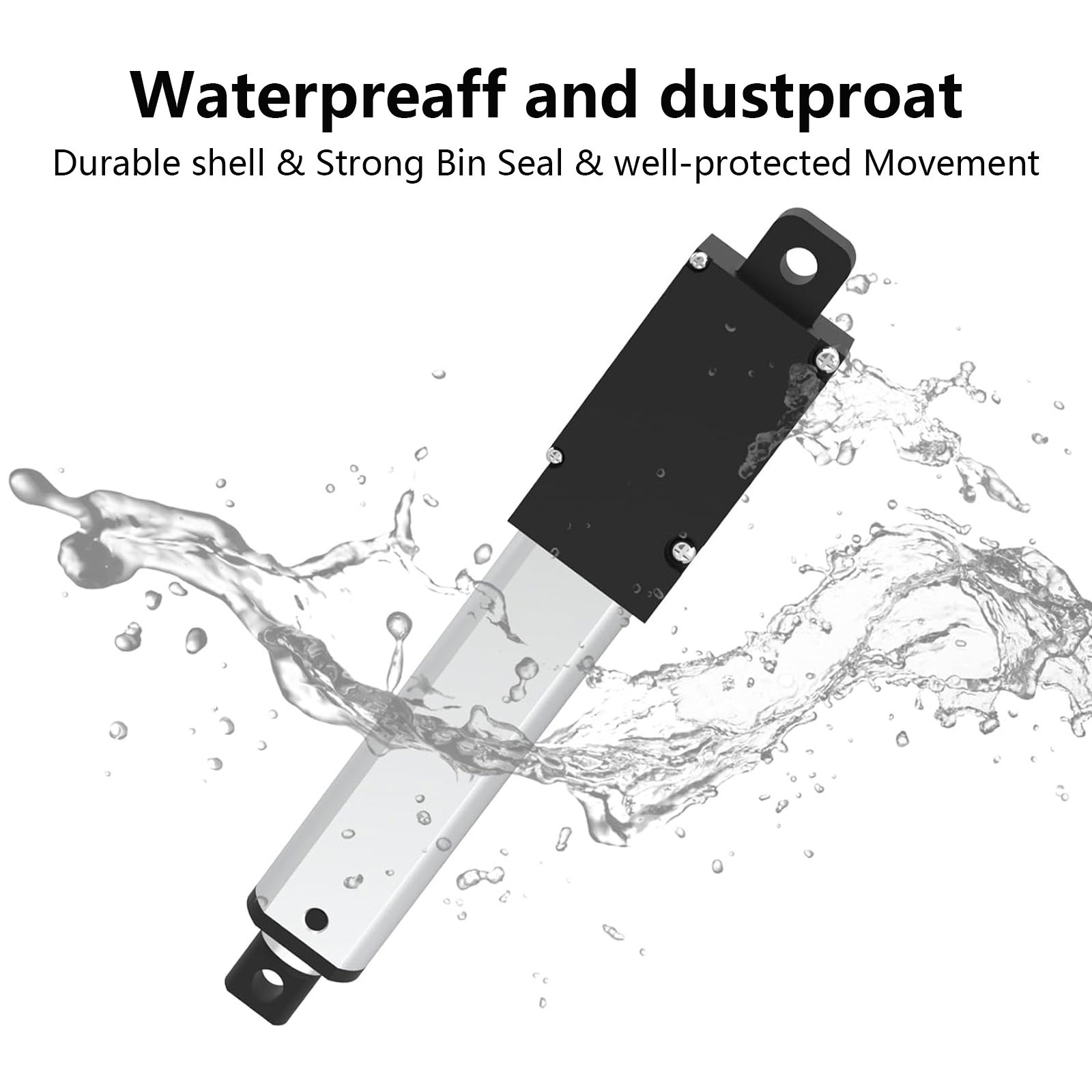 Electric Micro Linear Actuator 12V 1.2″ 2″ 3″ 4″ Stroke Fast Speed Up To 6inch/s