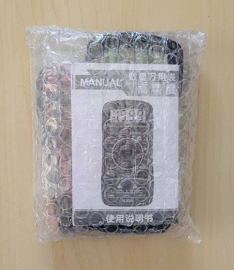 NEW Digital Multimeter Voltage Tester XL830L Excel Pocket Manual