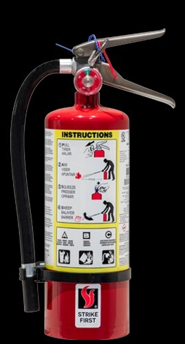 🎯 NEW 5 lb ABC Fire Extinguisher with Wall Bracket and 2025 Cert. Tag.