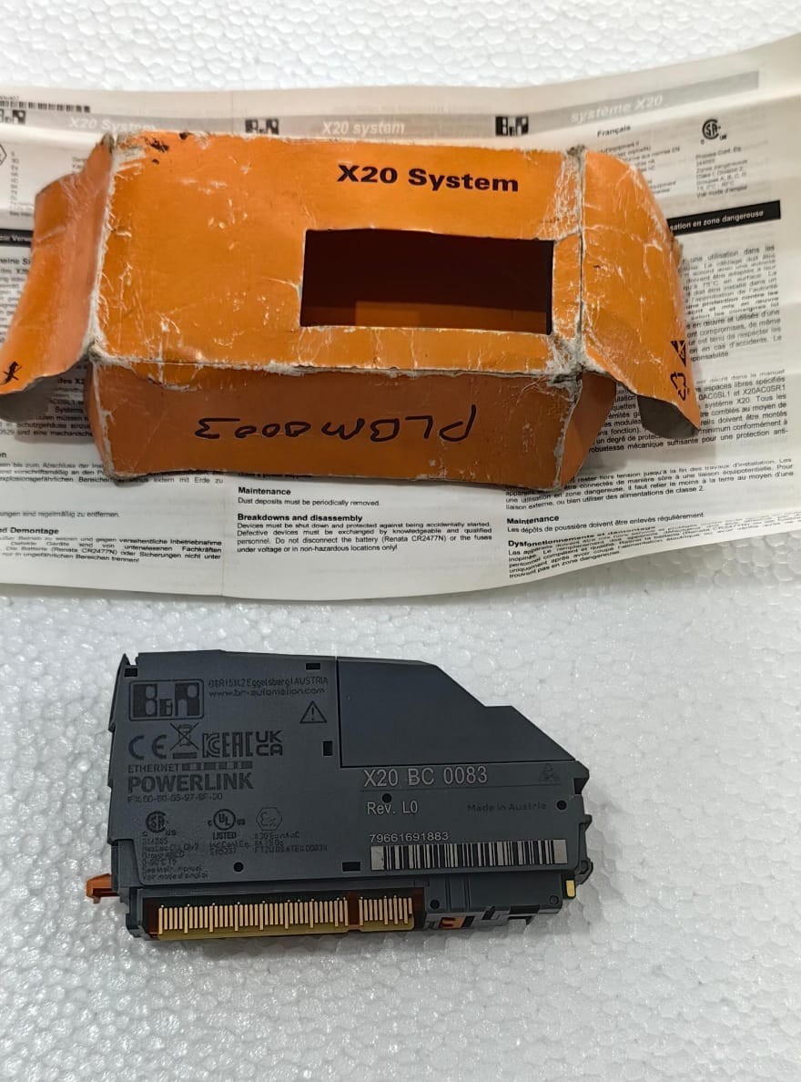 B&R | X20BC0083 | BC 0083 | Ethernet POWERLINK Module, NEW OPEN BOX, FAST SHIP