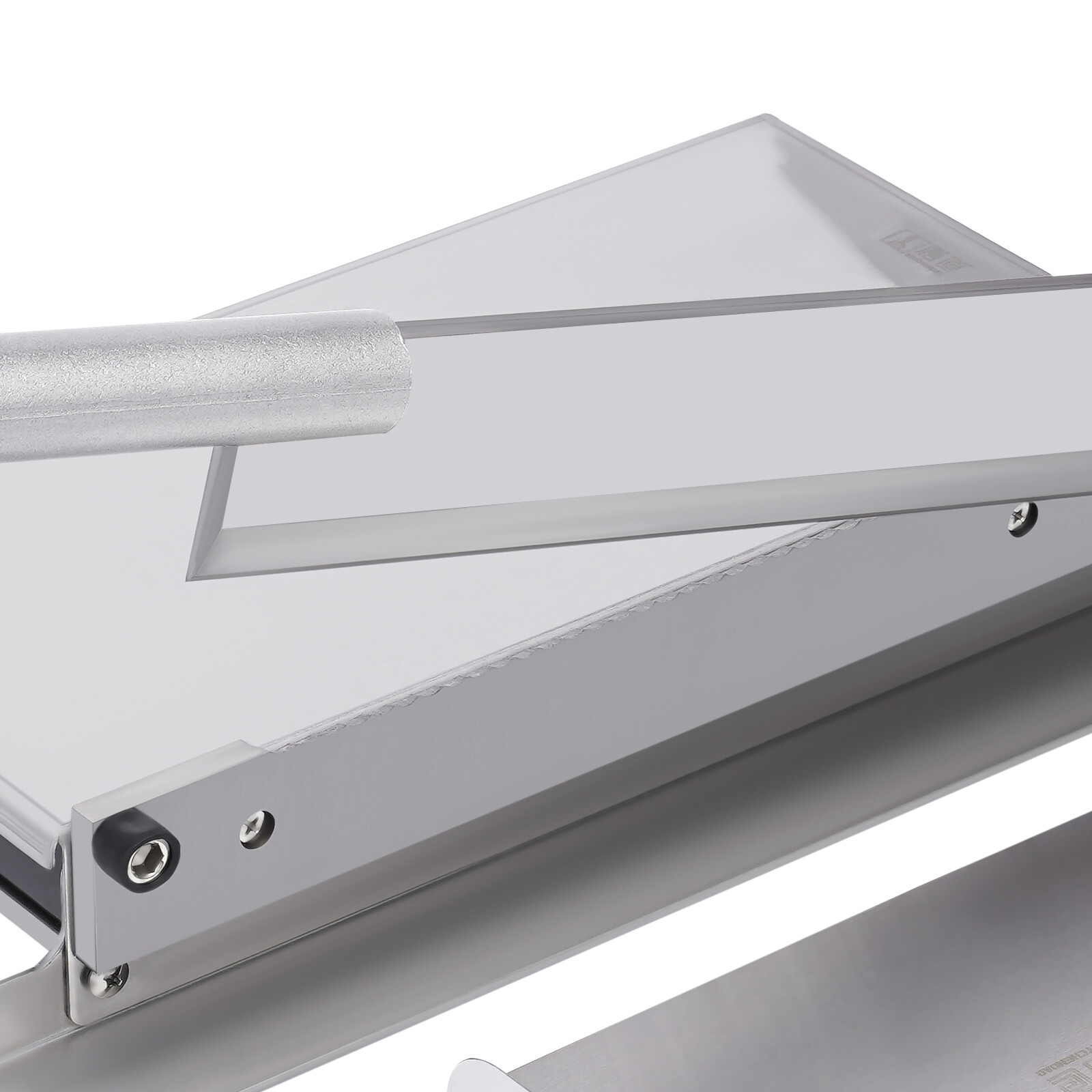 Stainless Steel Guillotine Bone Cutter 36cm Blade 1cm Thick Extended Handle
