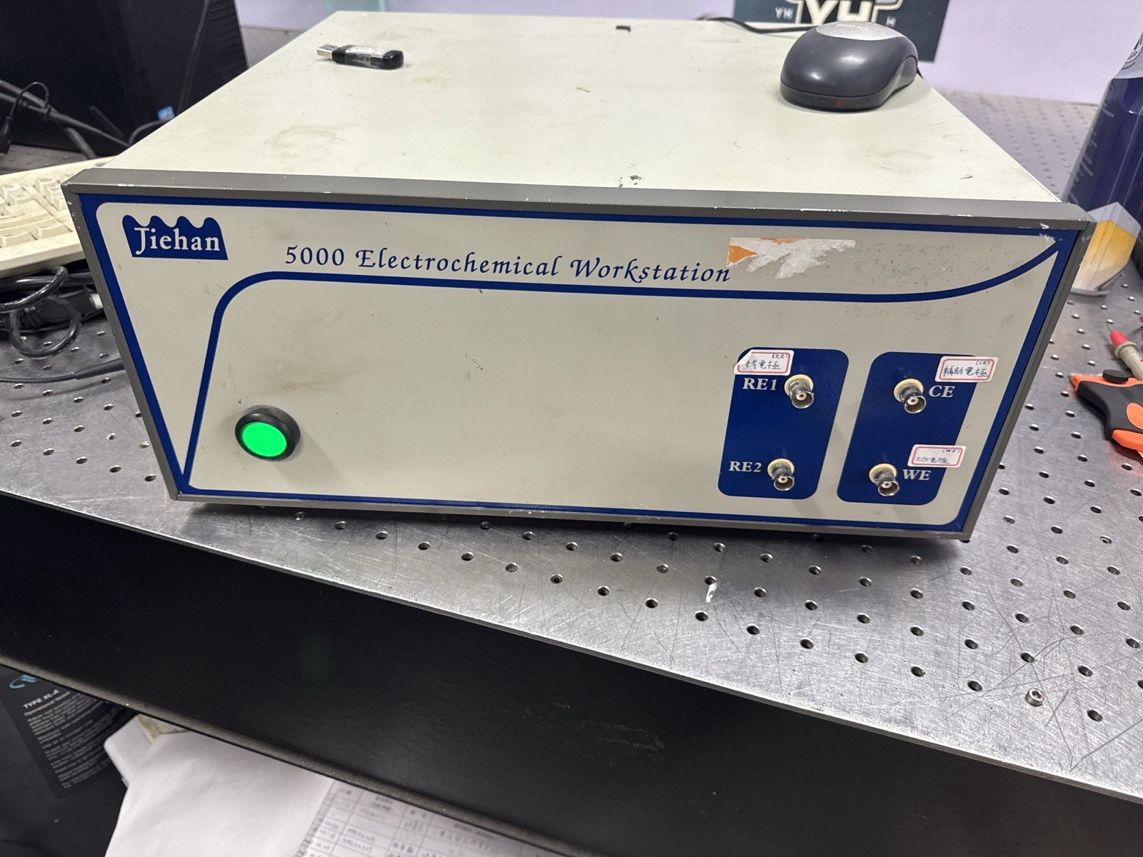 Jiehan 5000 Electrochemical Workstation Win7 Software Installed As-Is