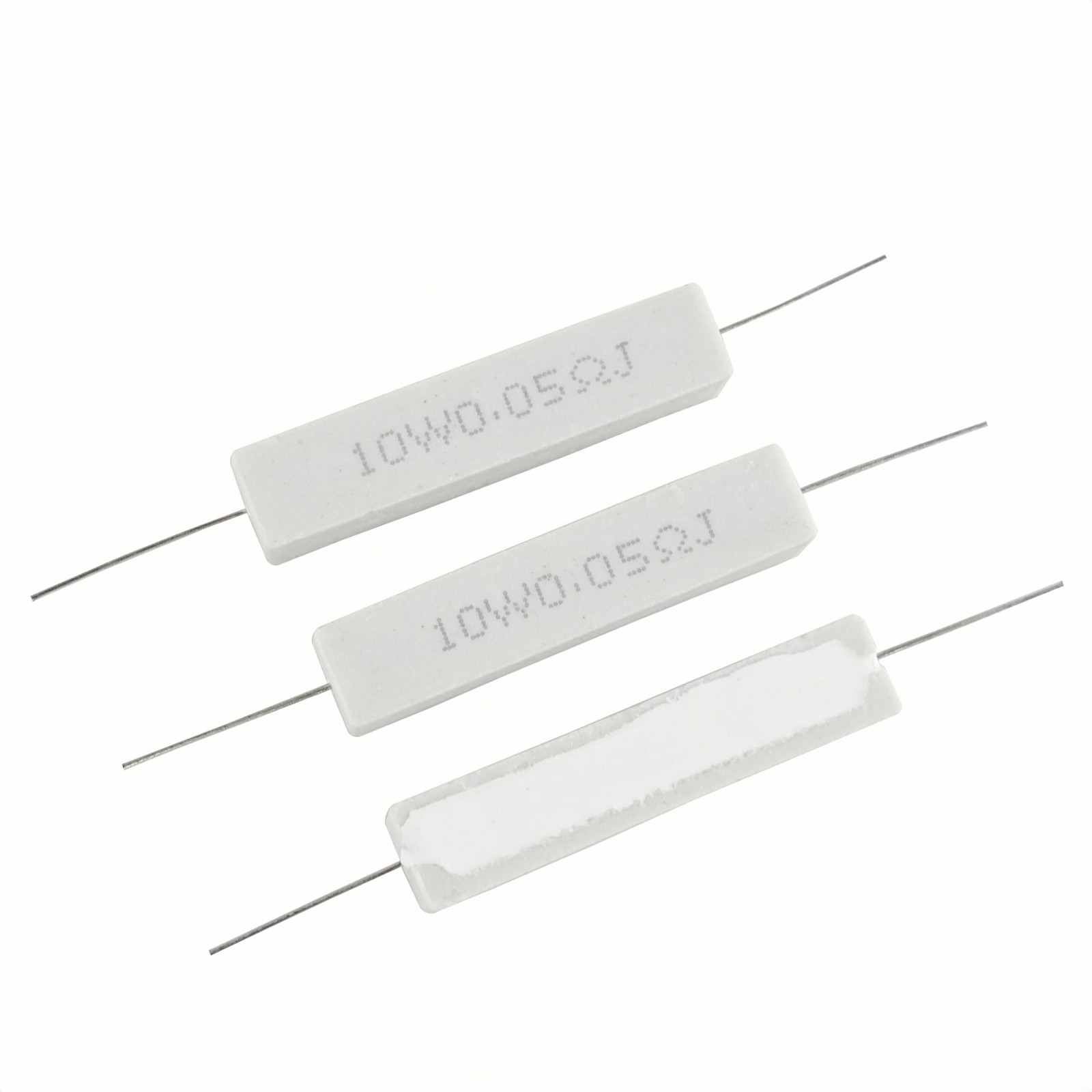 PANMILED 25 Values 50 Pieces Cement Resistor KIT 10W ±5% Ceramic Power…