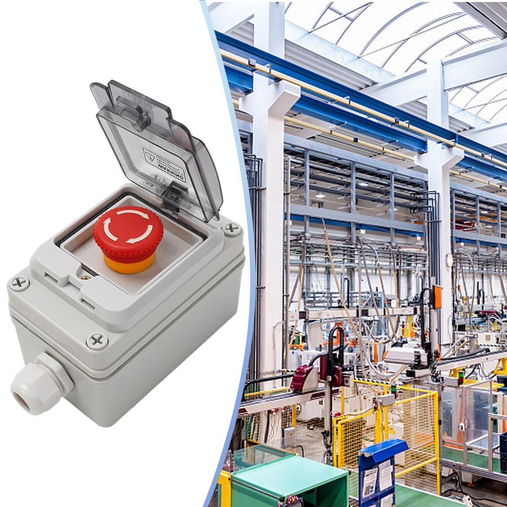 Brand New Button Box Switches Waterproof With Box 130*80*100mm 50mΩ Button