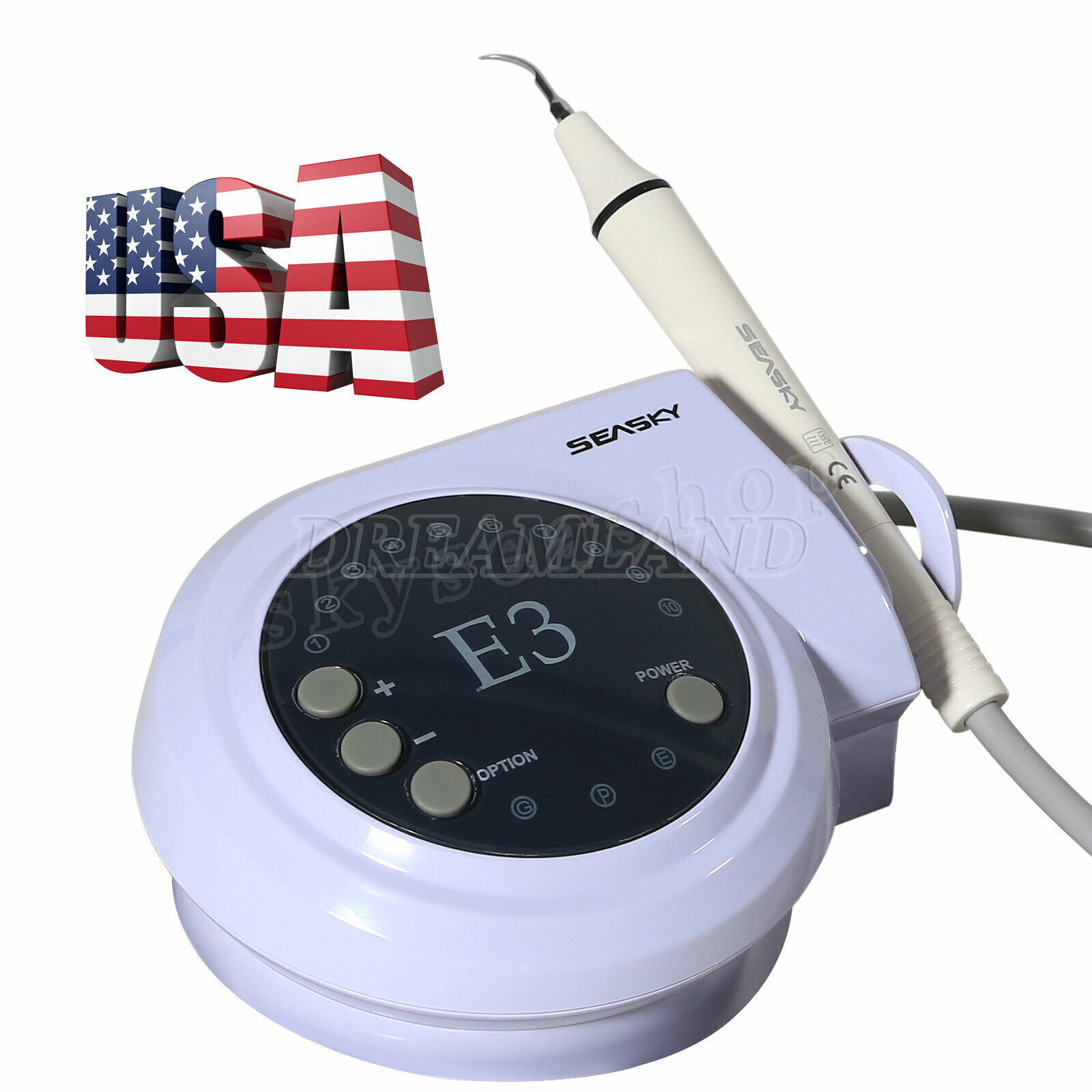 Dental Ultrasonic Piezo Scaler with detachable Handpiece fit EMS Cavitron tips